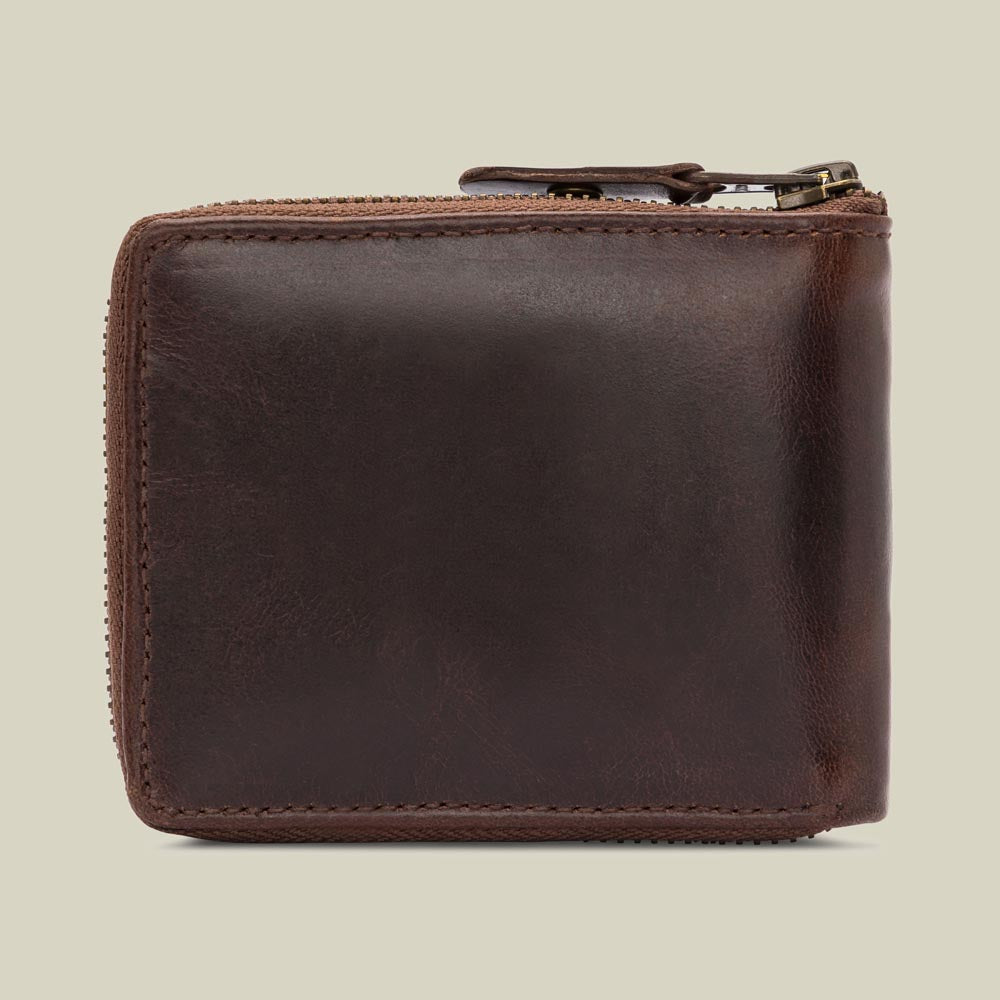 Buckle & Seam Grind Portemonnaie Herren Leder mit Münzfach