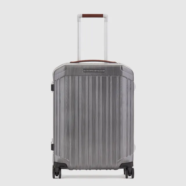Piquadro PQ-Light Hartschalen-Trolley 4 Rollen Schwarz