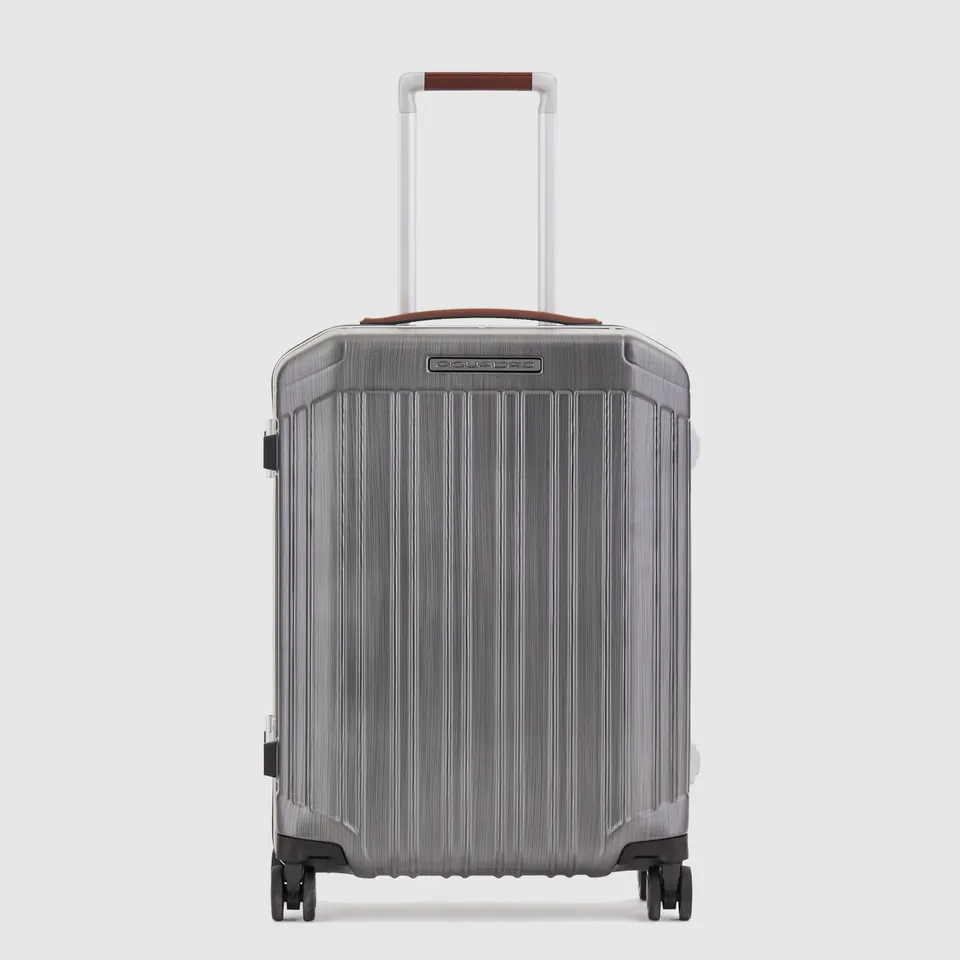 Piquadro PQ-Light Hartschalen-Trolley 4 Rollen Schwarz