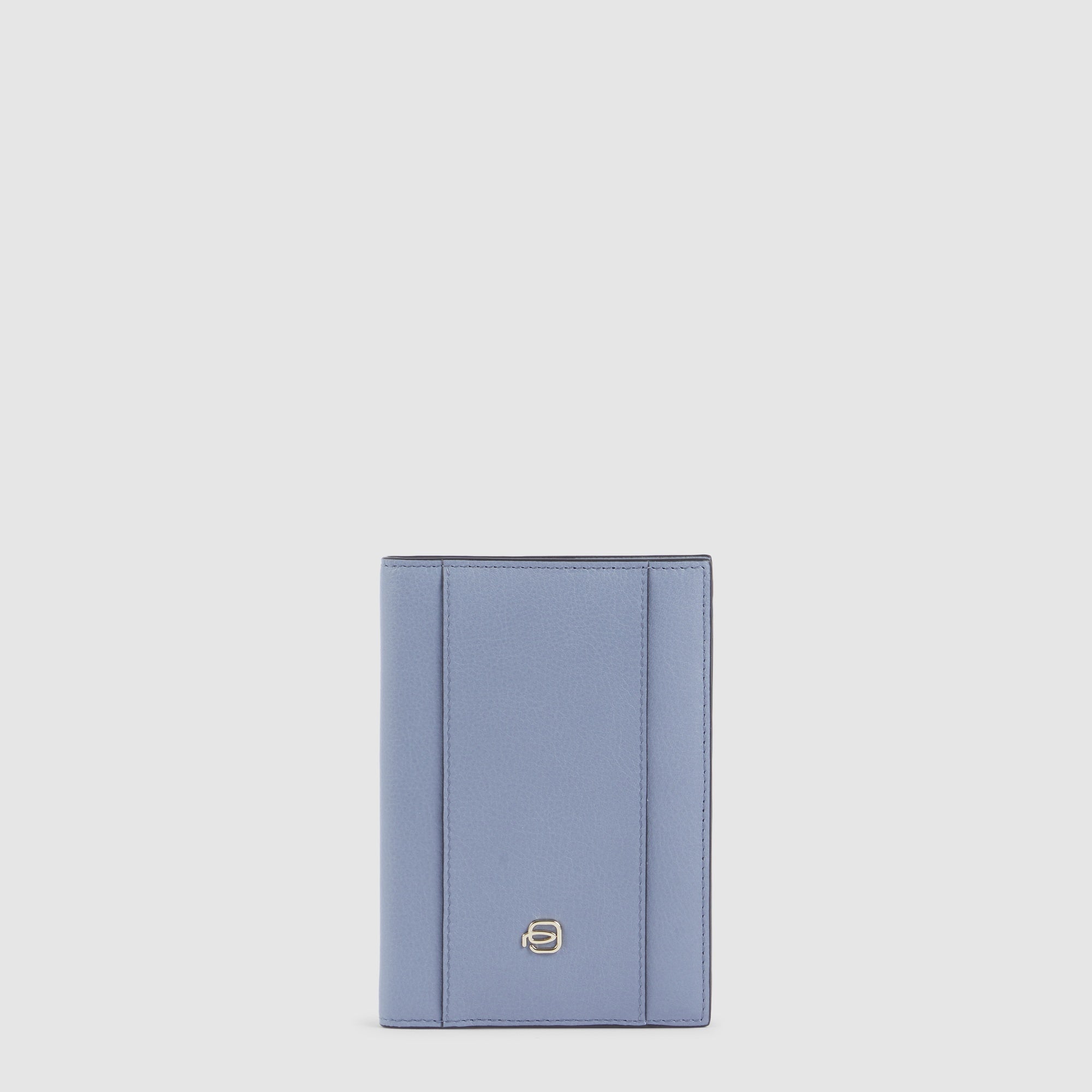 Piquadro Blue Square Reisepasshülle Leder schwarz RFID