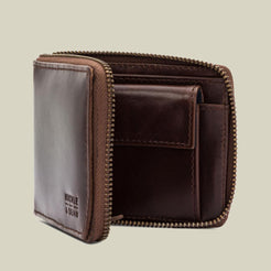 Buckle & Seam Grind Portemonnaie Herren Leder mit Münzfach