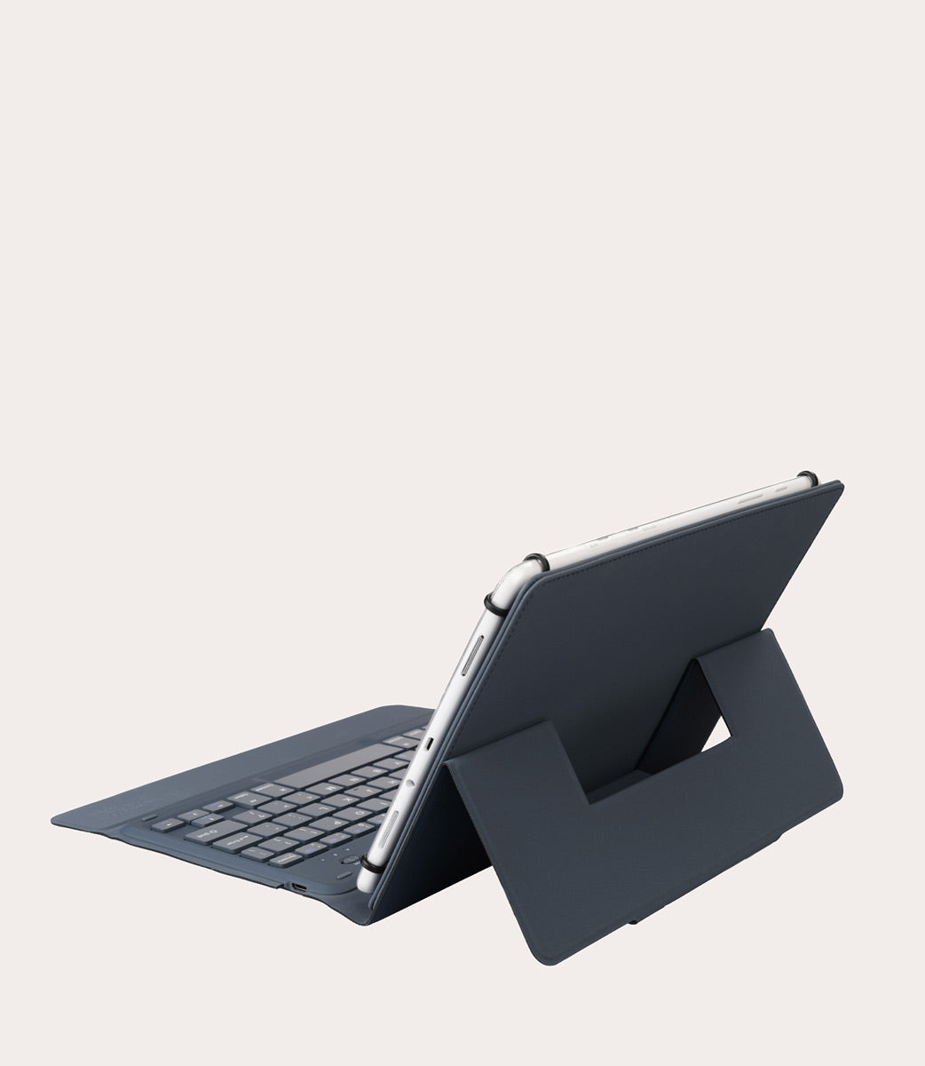 Tucano Gancio Tablet-Hülle 13 Zoll Blau mit Tastatur