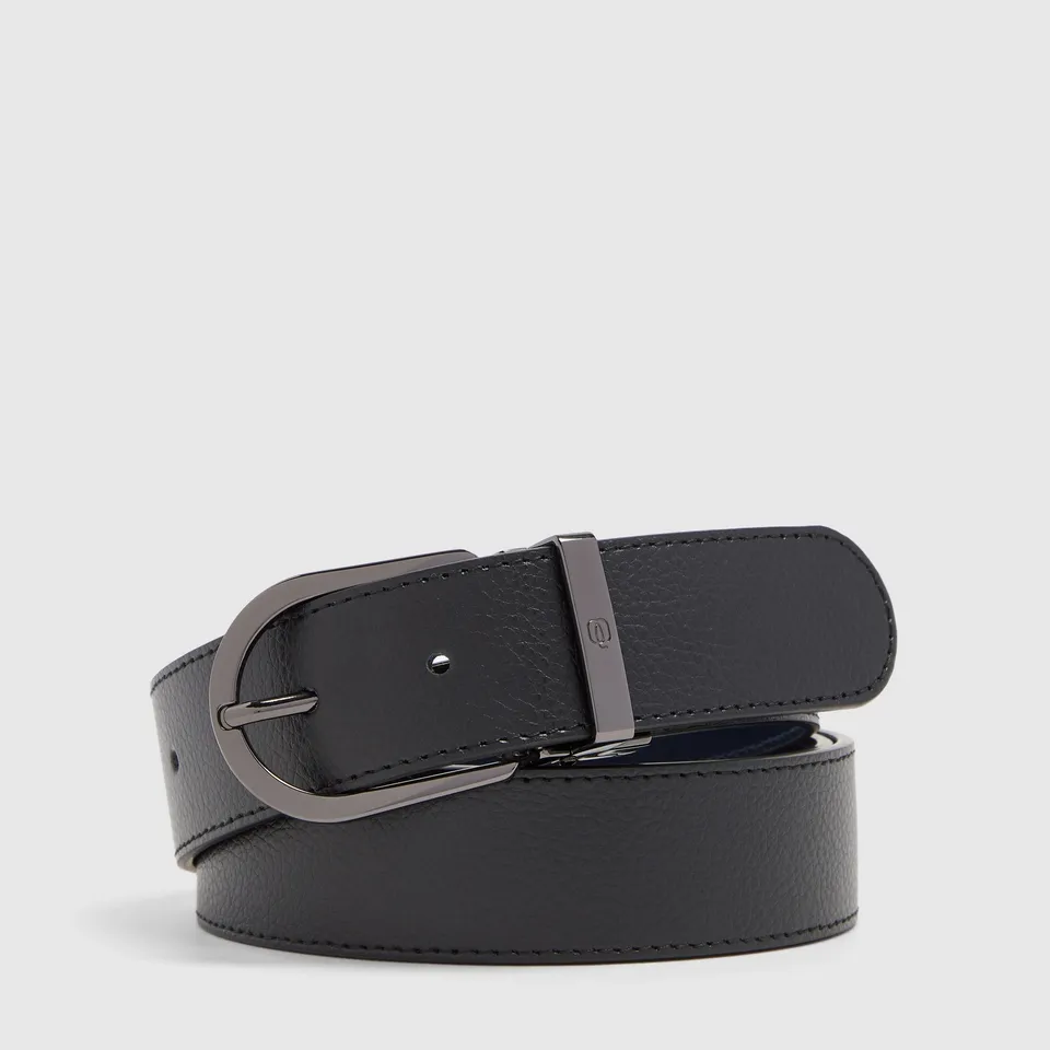 Piquadro Blue Square Gürtel Leder 35mm Wende NBLU