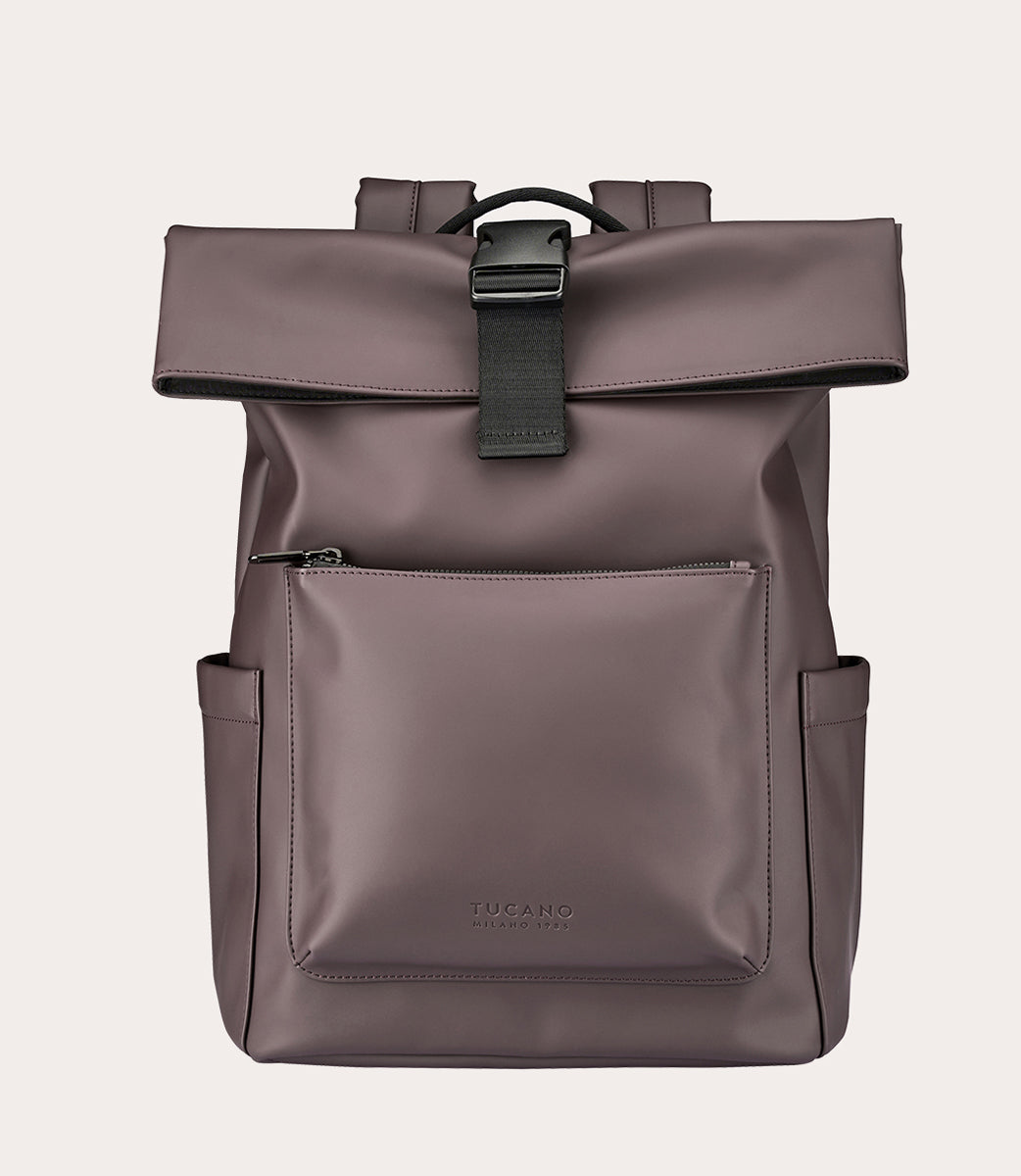 Tucano Gommo Rolltop 14 Zoll Rucksack Schwarz wasserdicht