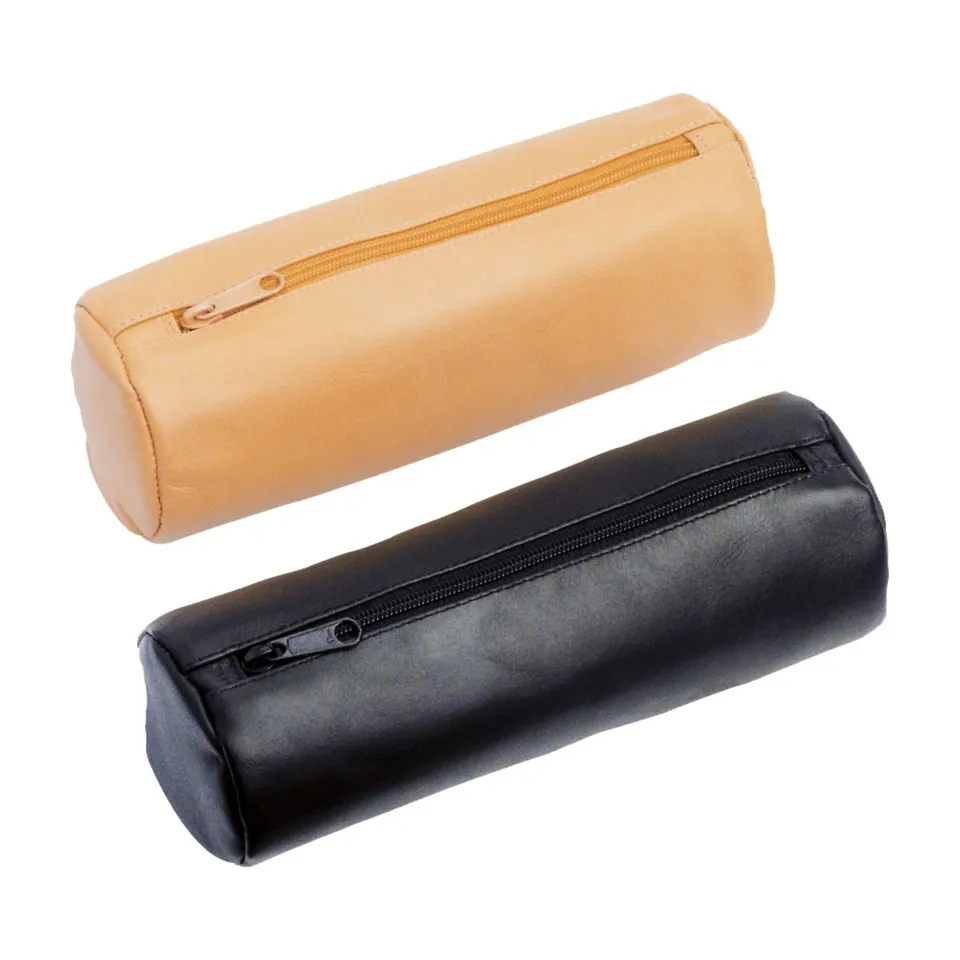 Lightpak Schlamperrolle XXL Stiftetasche schwarz Leder