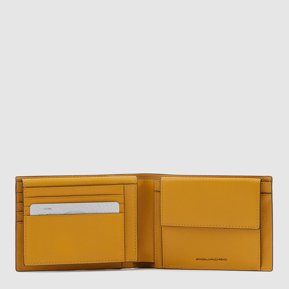 Piquadro Blue Square Herren Geldbörse Schwarz RFID