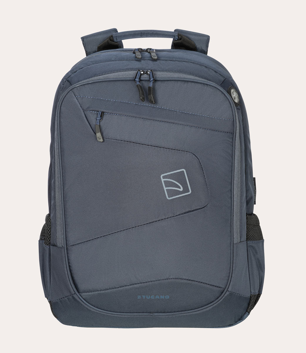 Tucano Lato Rucksack 17 Zoll Blau Laptopfach recycelt
