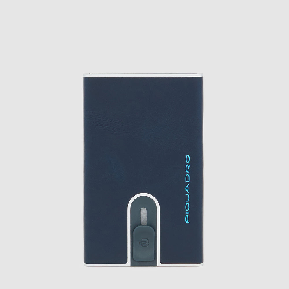 Piquadro Black Square Kartenetui Slider Braun RFID