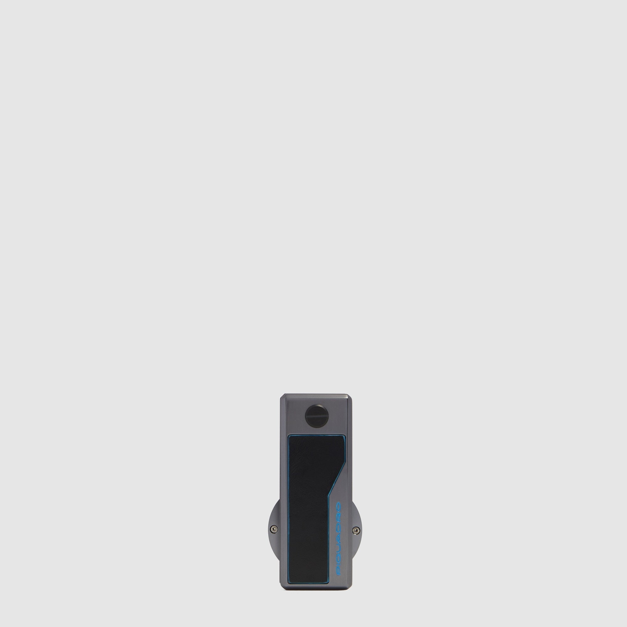 Piquadro Connequ Schlüsselanhänger Leder Schwarz für AirTag