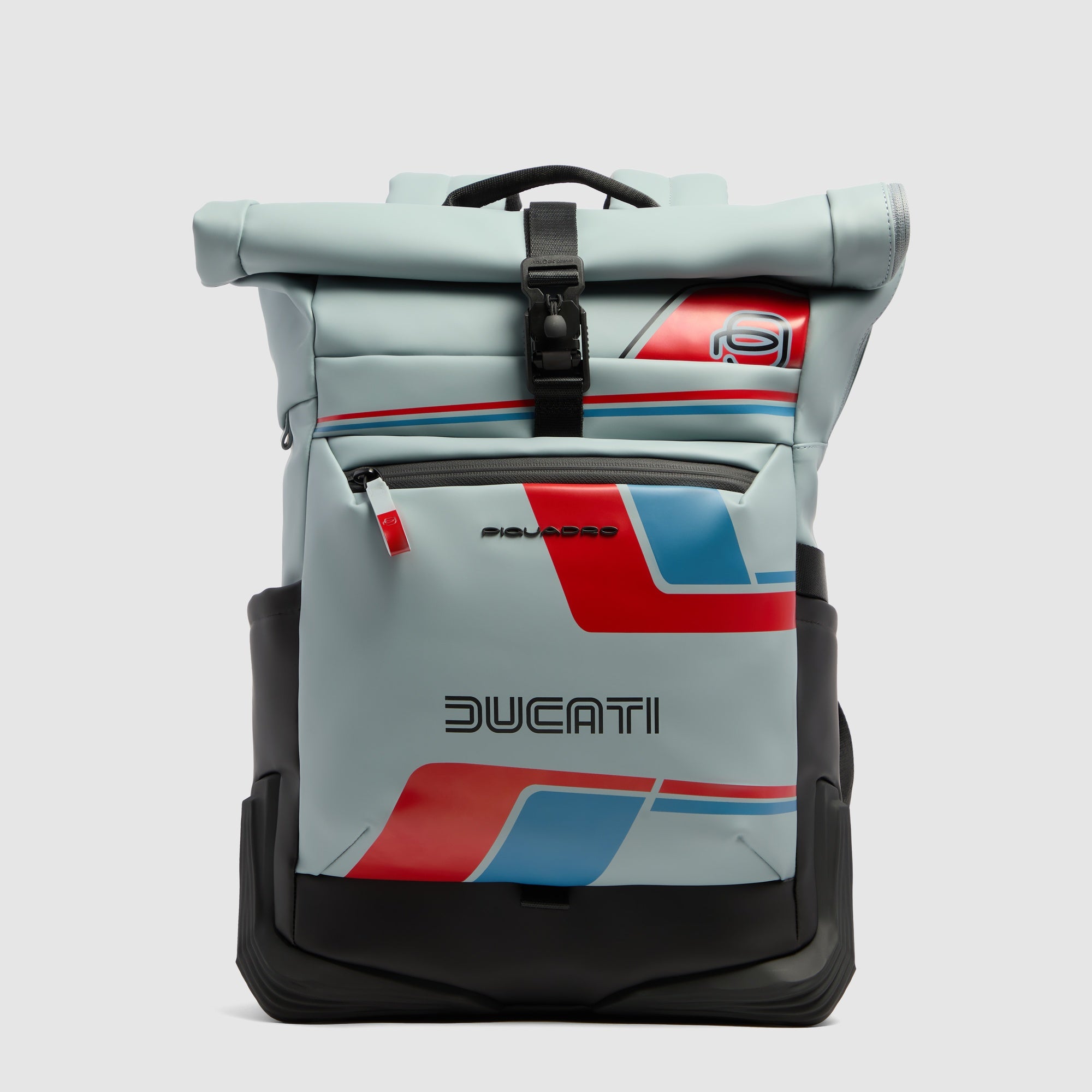 Piquadro x Ducati 100 Roll-top Rucksack Laptop Schwarz