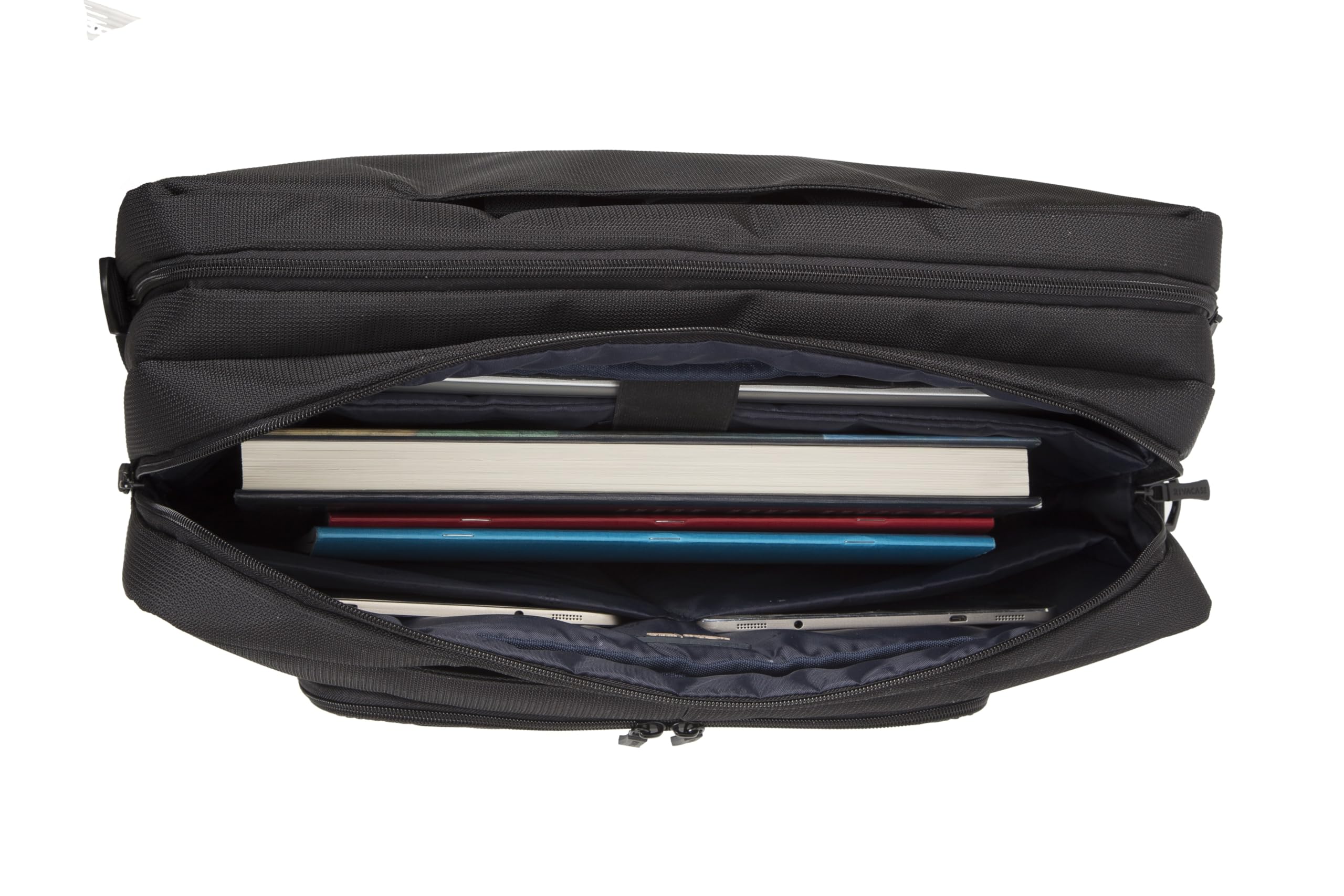 RIVACASE Clark 17,3 Zoll Laptoptasche Eco Toplader schwarz