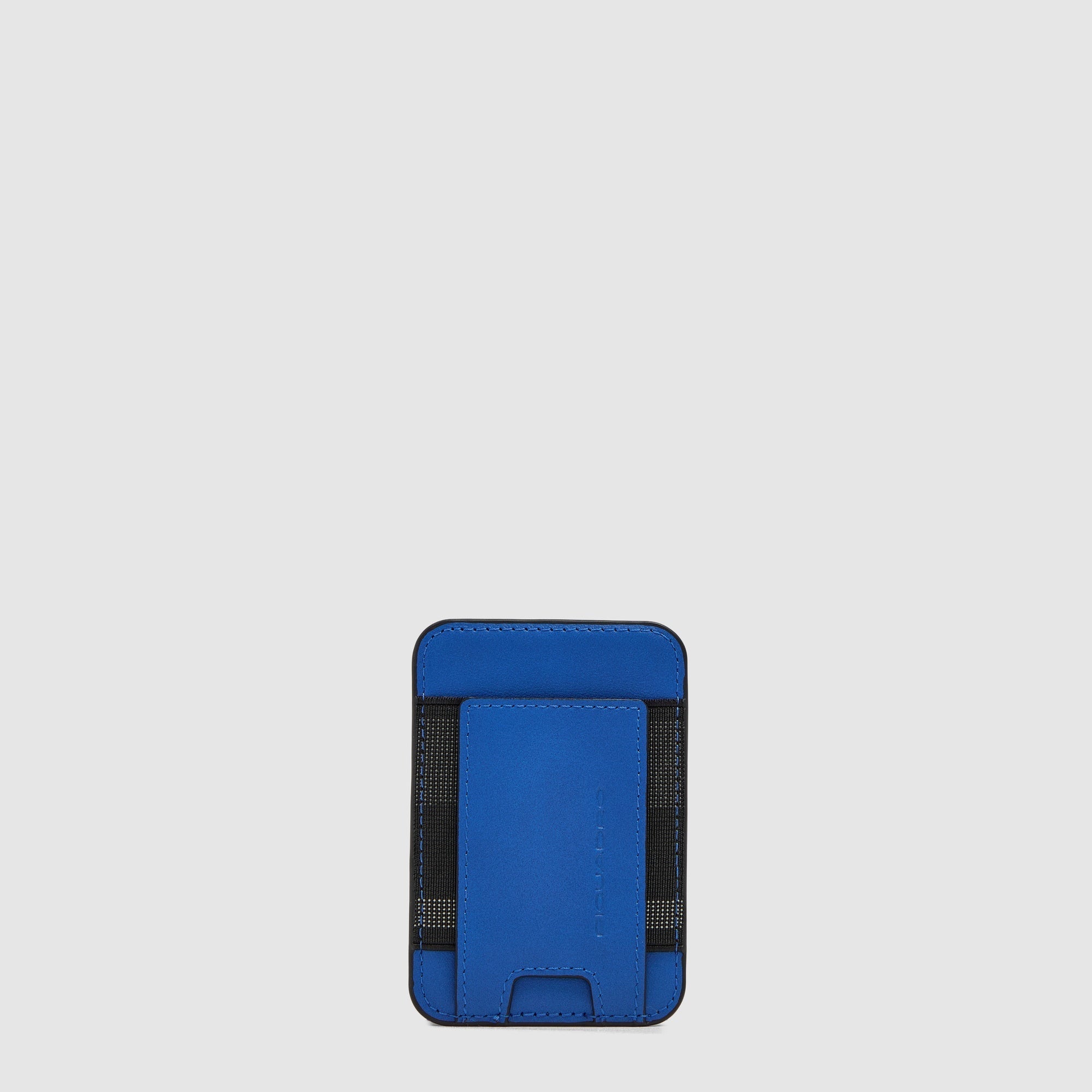 Piquadro BagMotic Kartenetui MagSafe Leder Blau