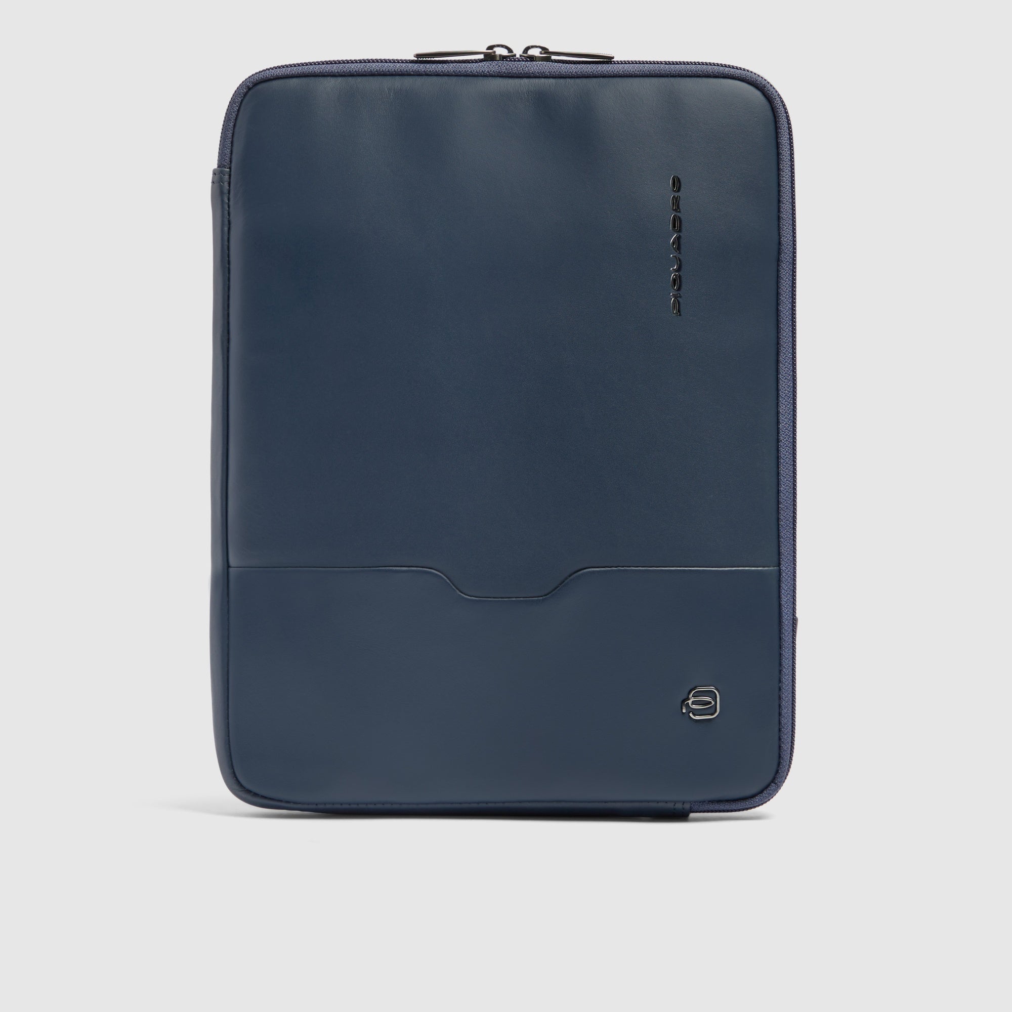 Piquadro Black Square Pochette iPad Pro 12,9 Schwarz Leder
