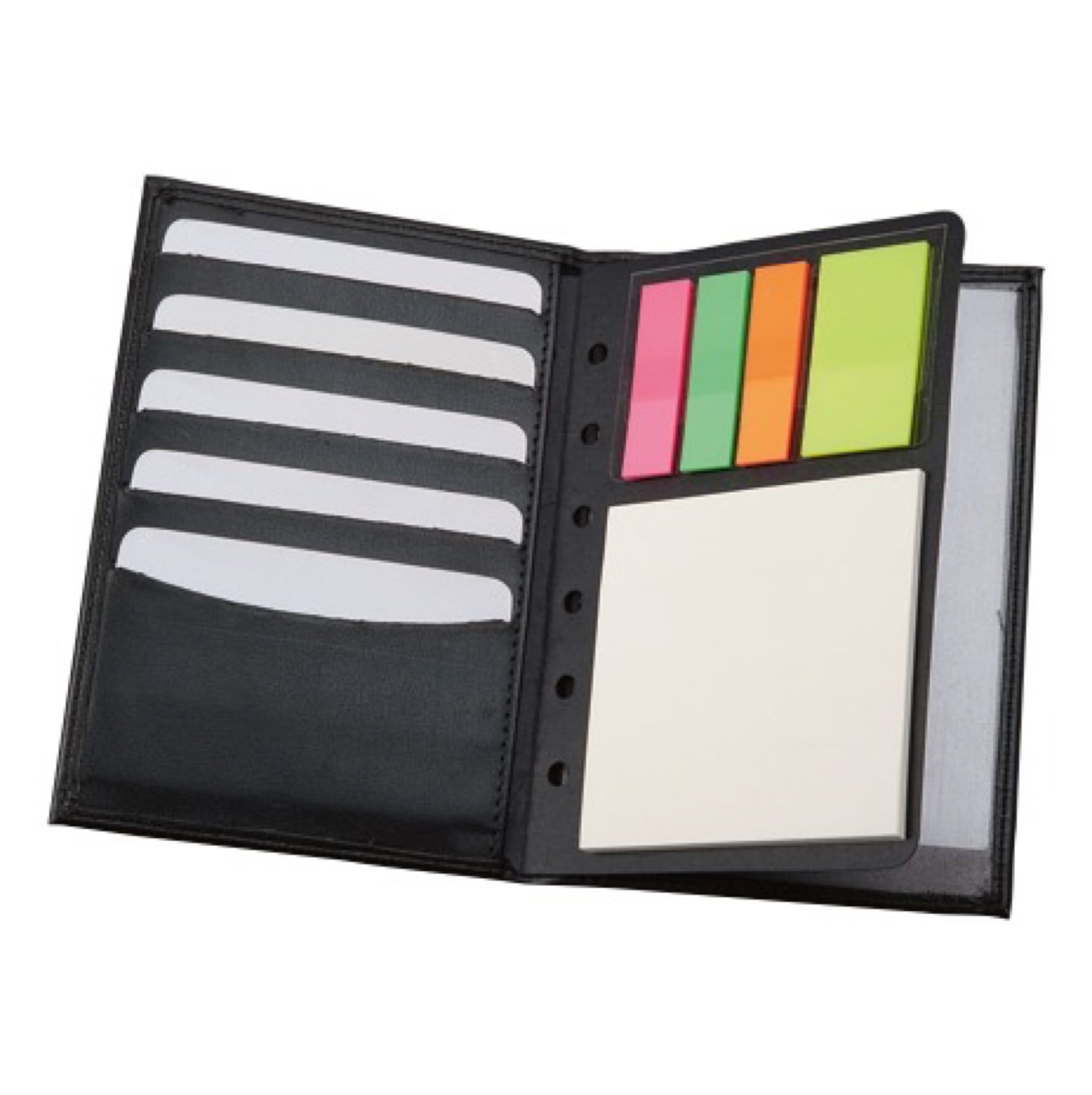 Lightpak Cesena Orgamappe A4 Schwarz Nappaleder