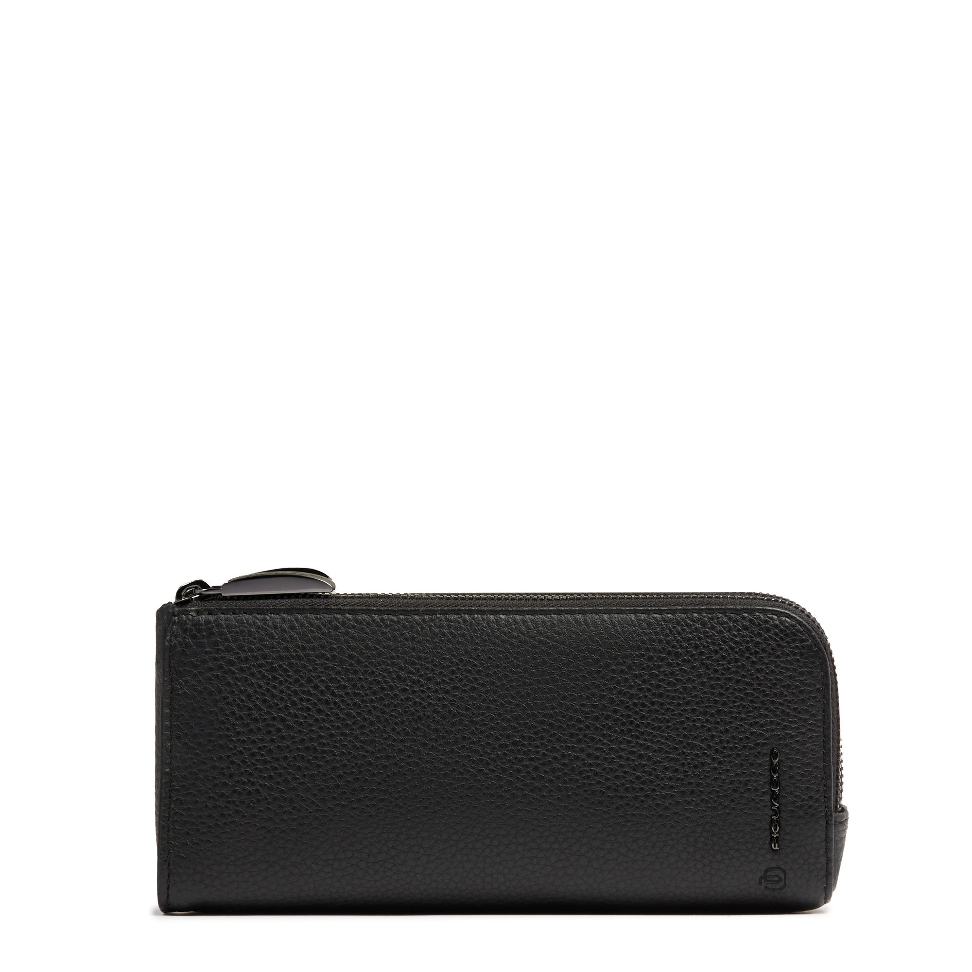 Piquadro Black Square Pochette Herren Schwarz Leder
