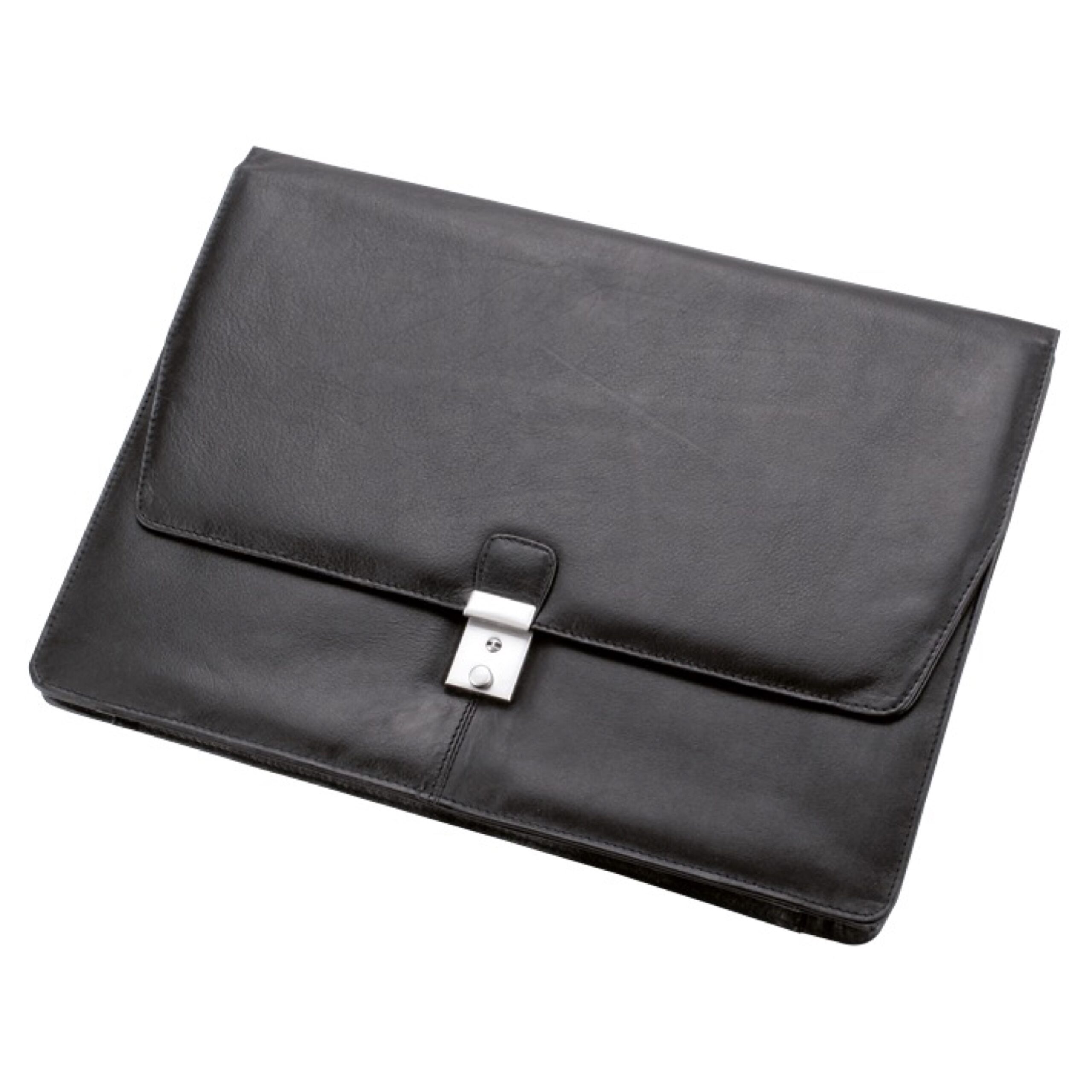 Lightpak Tissano Collegemappe schwarz Nappaleder A4