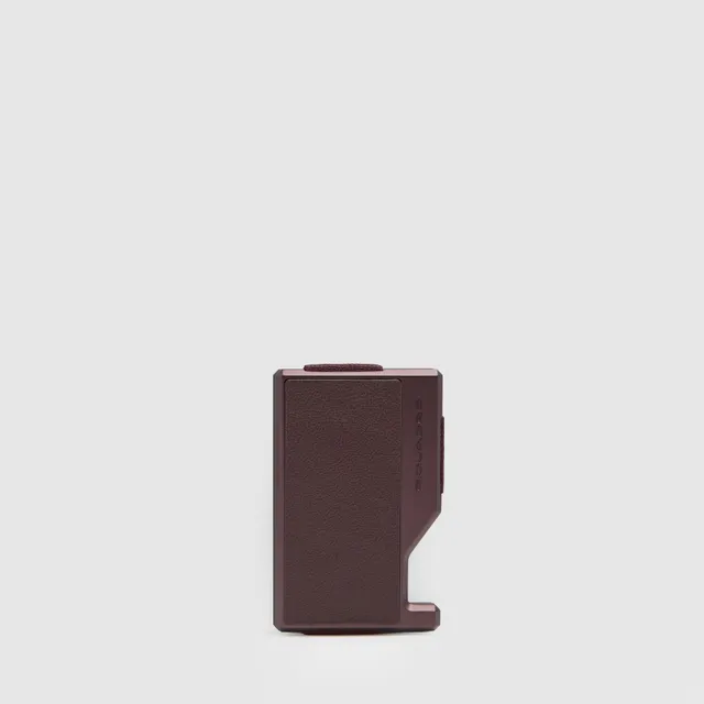 Piquadro BagMotic Kartenetui MagSafe Bordeaux Leder Damen