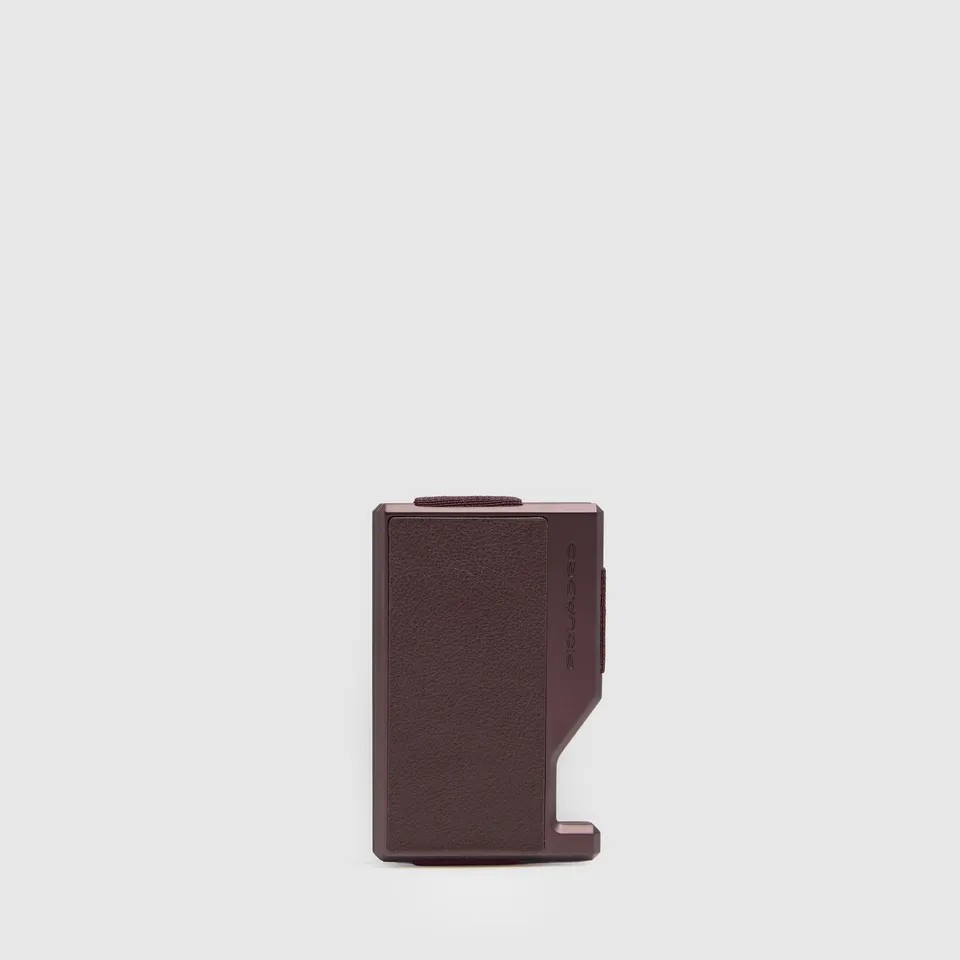 Piquadro BagMotic Kartenetui MagSafe Bordeaux Leder Damen