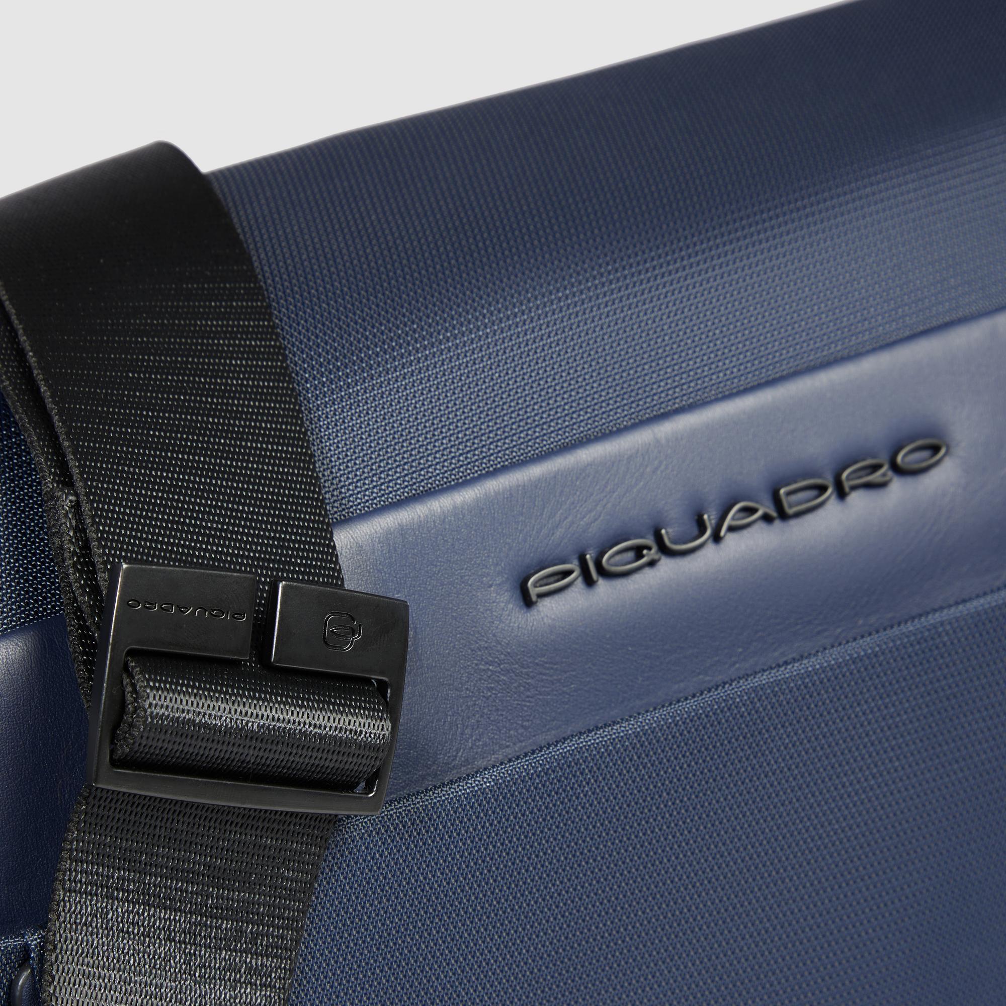 Piquadro Brief Messenger Laptoptasche 15,6 Zoll schwarz
