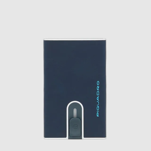Piquadro Black Square Kartenetui Slider Braun RFID