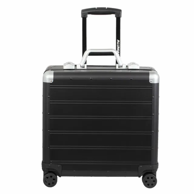 Alumaxx Gemini Business Trolley Aluminium Schwarz TSA