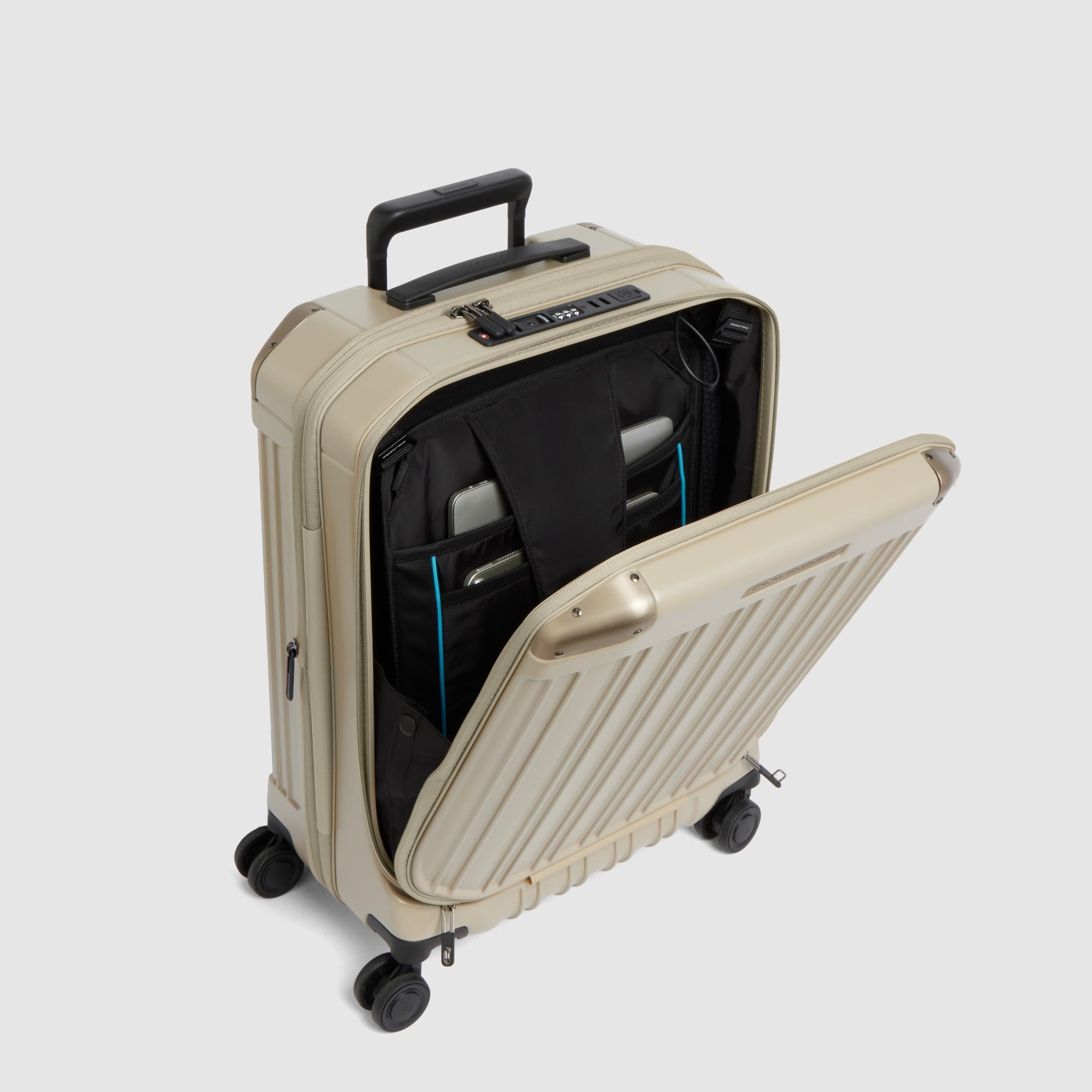 Piquadro PQ-Light Kabinentrolley 4 Rollen erweiterbar NO
