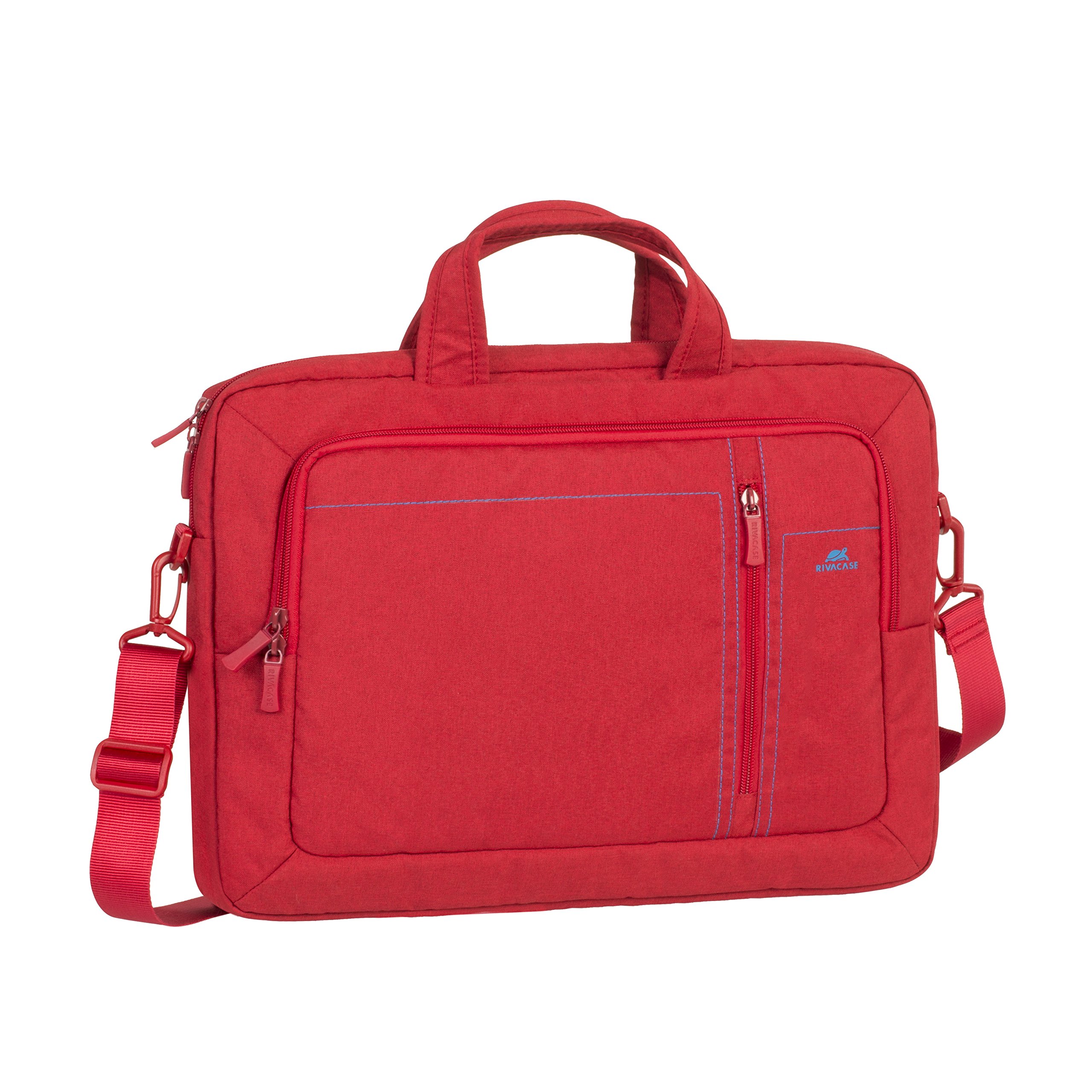 RIVACASE Prater Laptoptasche 15,6 Zoll Rot wasserabweisend
