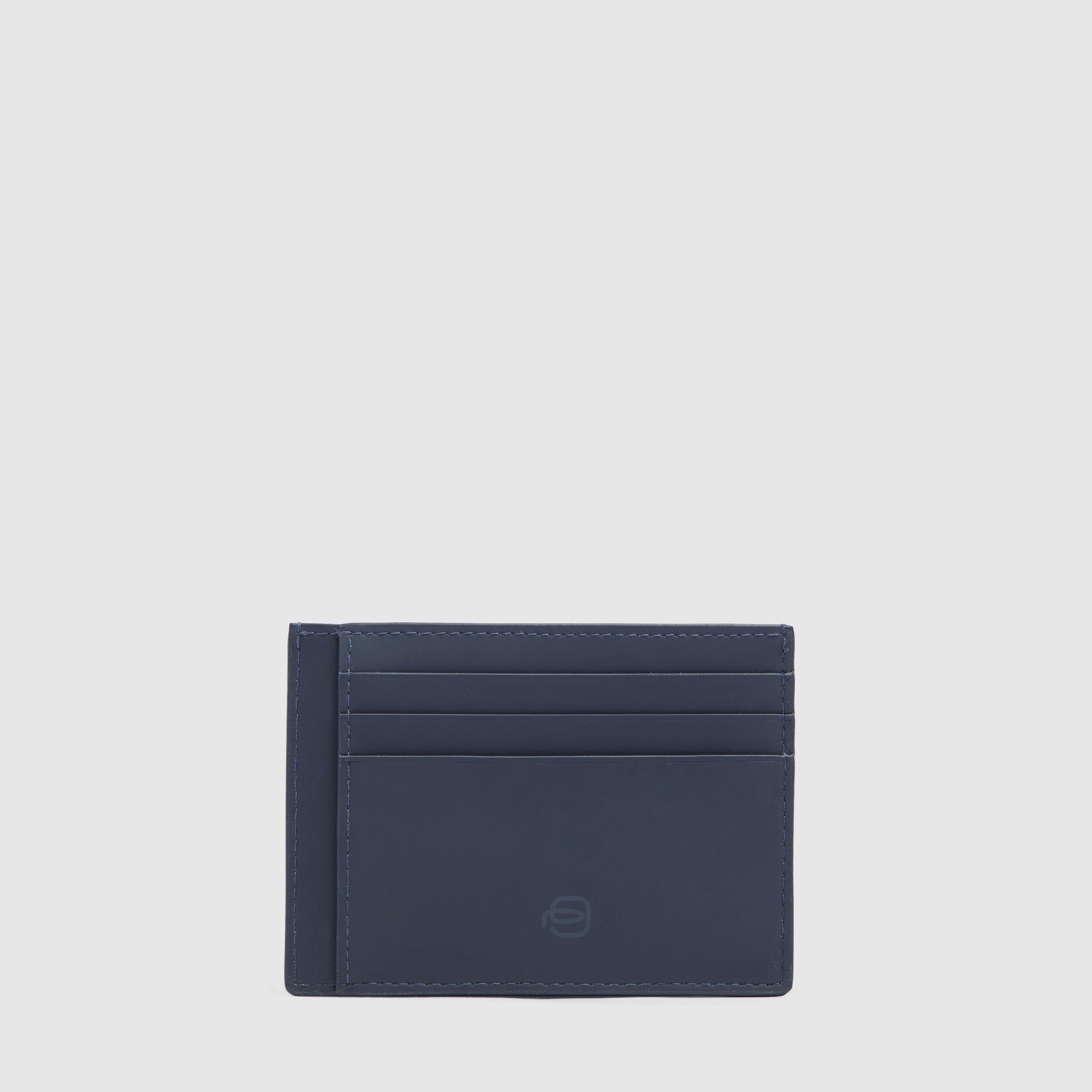 Piquadro Black Square Kartenetui Herren dünn schwarz