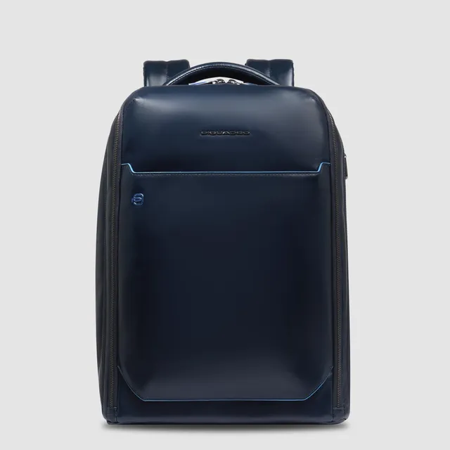 Piquadro Black Square Rucksack 15,6 Zoll Schwarz Laptop