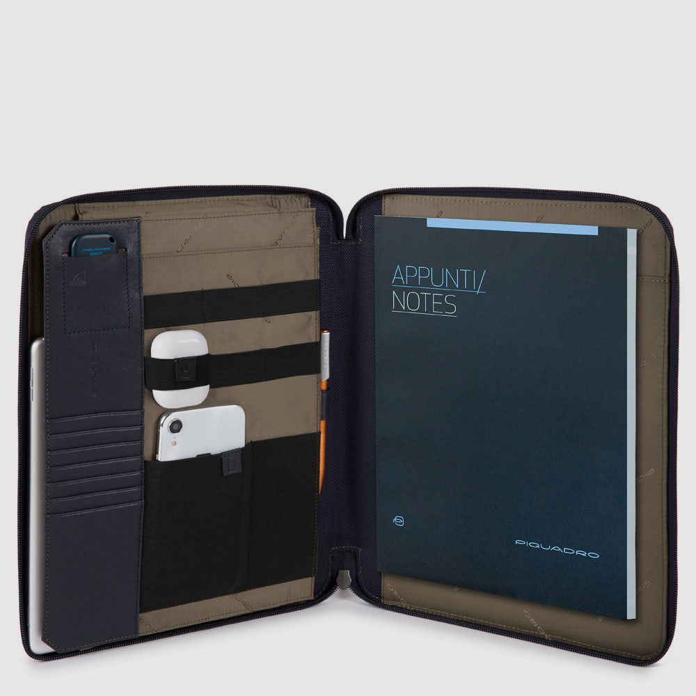 Piquadro Brief Schreibmappe iPad Pro 13 Zoll BLU