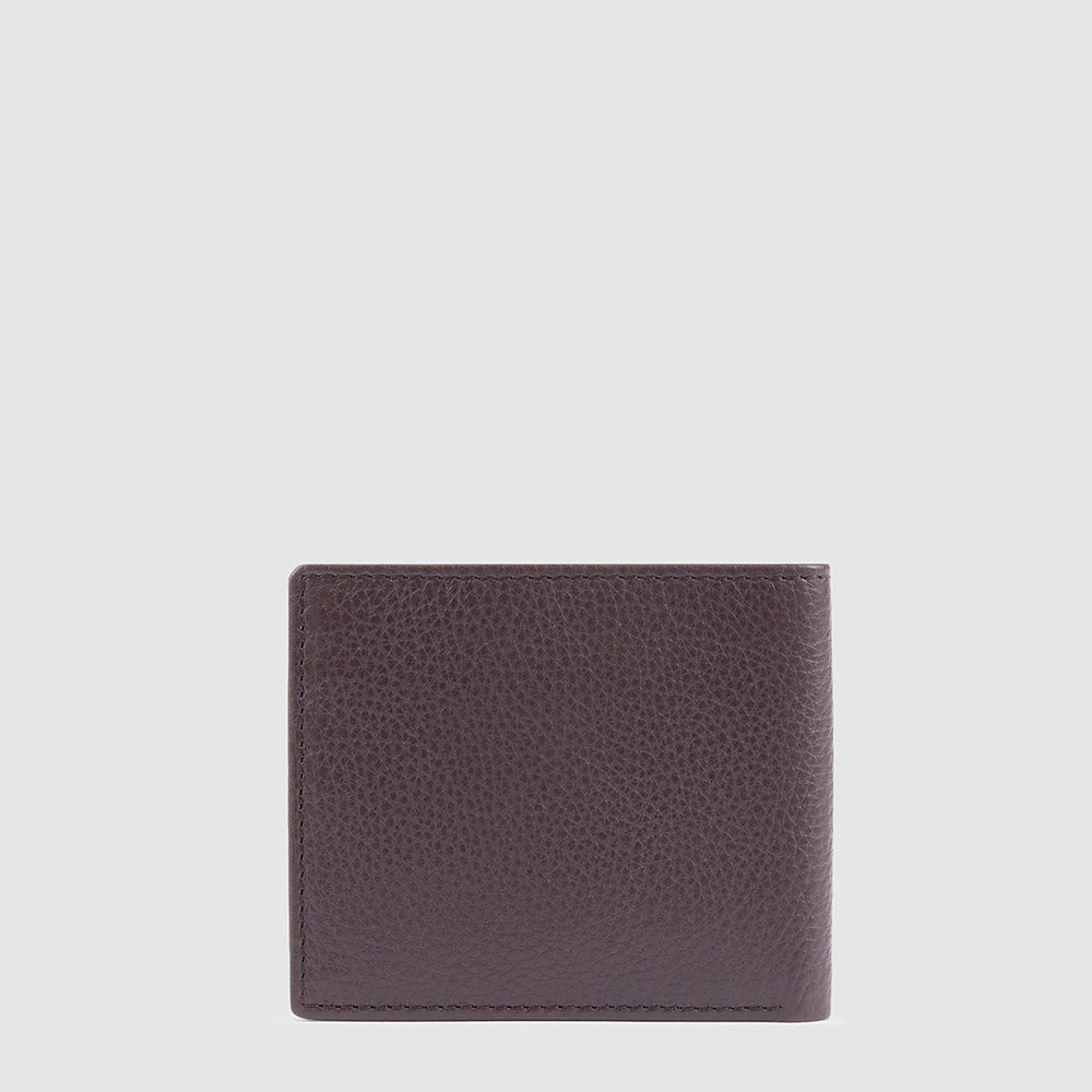 Piquadro Blue Square Herren Geldbörse Leder Schwarz RFID