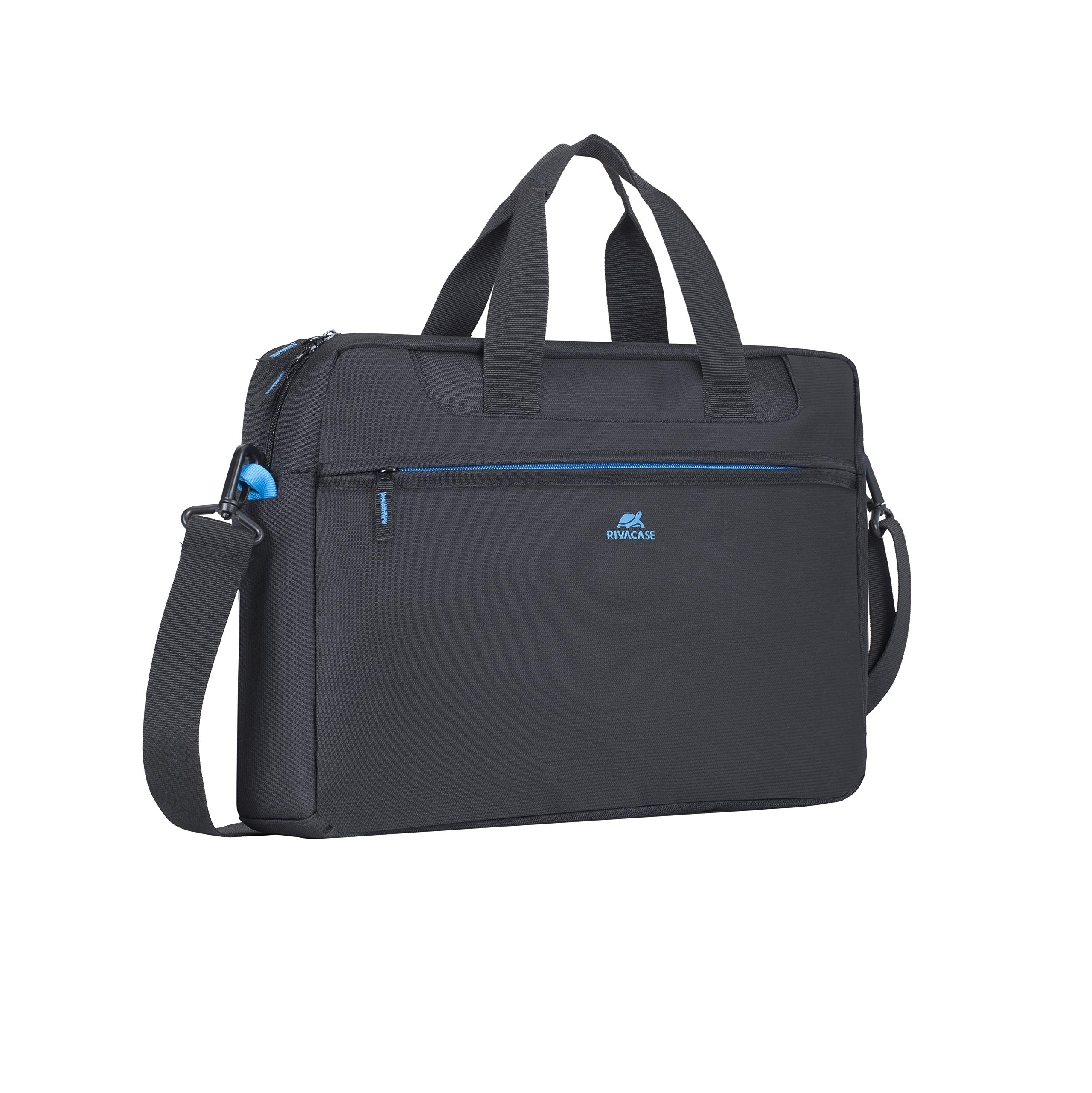 RIVACASE Tiergarten Laptoptasche 16 Zoll Schwarz