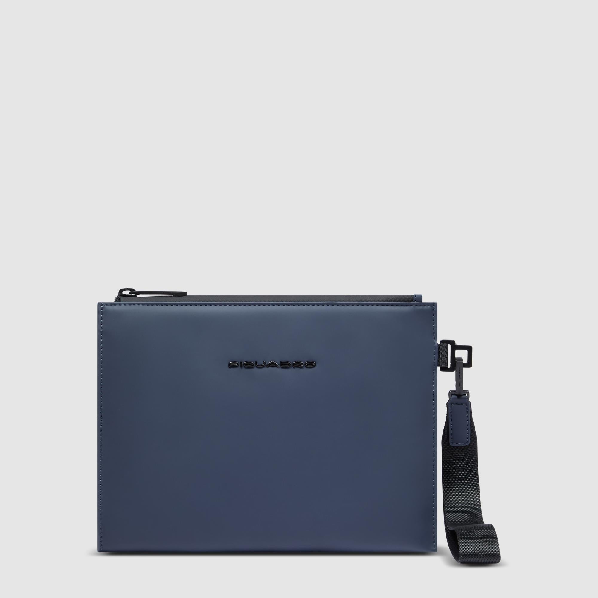 Piquadro Corner 2.0 Pochette Kulturbeutel Schwarz wasserfest
