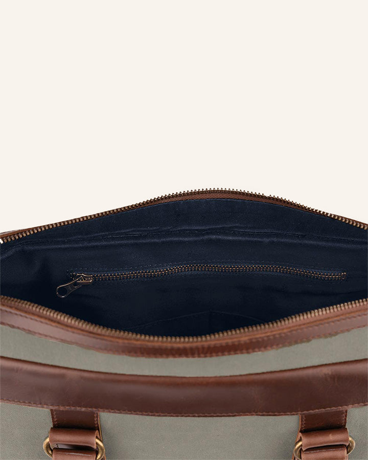 Buckle & Seam Venture Aktentasche Laptoptasche 16 Zoll Blau