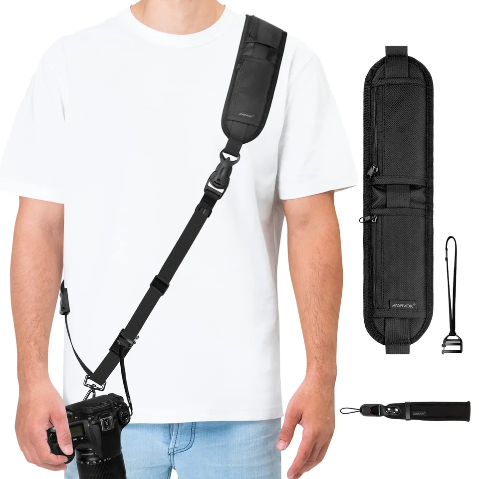 ARVOK Travel Accessories Kameragurt mit Handschlaufe Taschen