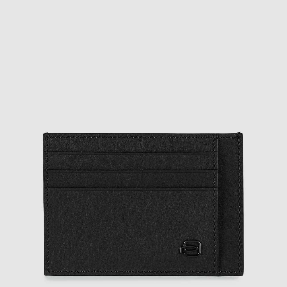 Piquadro Black Square Kreditkartenetui Leder braun RFID