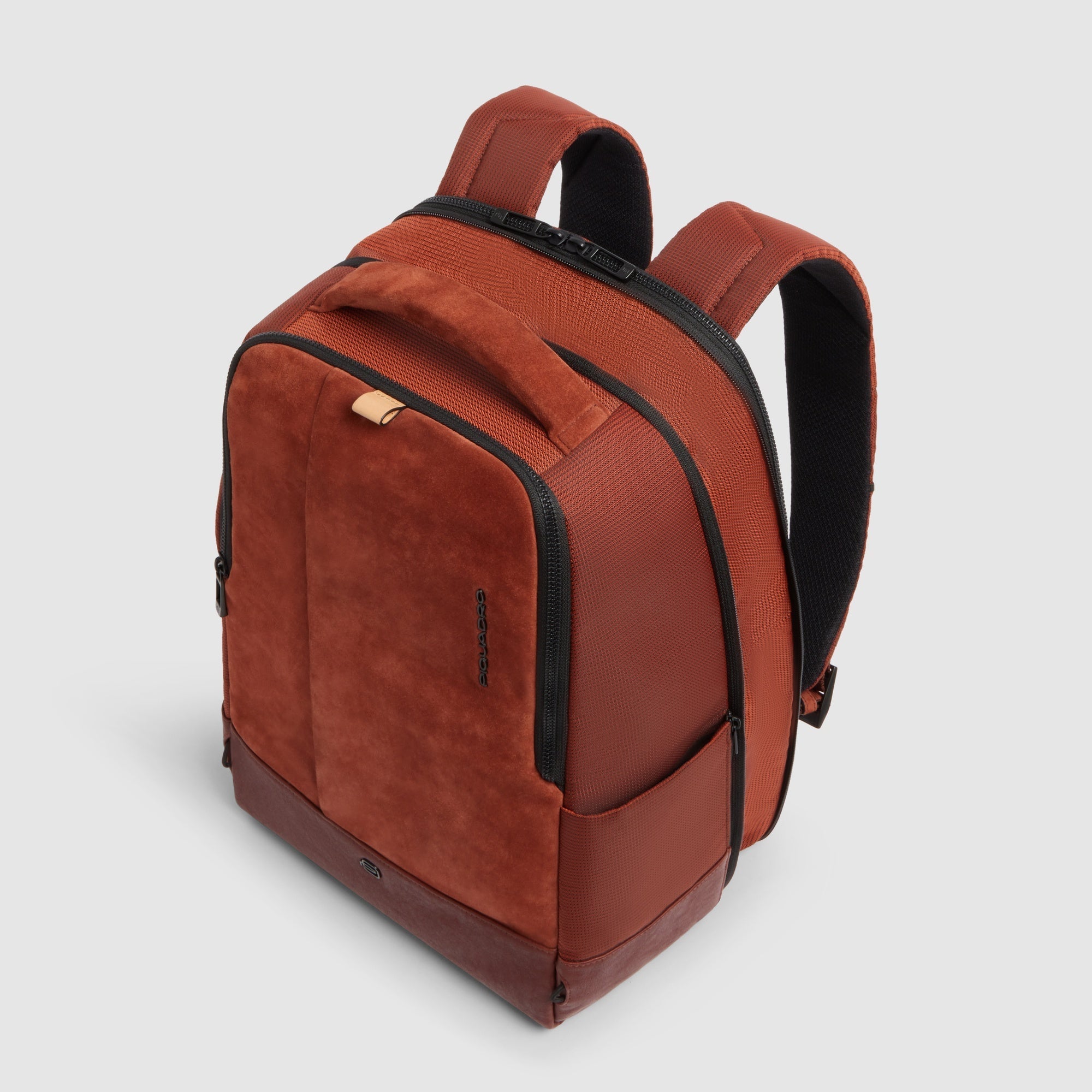 Piquadro Urban Laptop Rucksack 14 Zoll USB Schwarz recycelt
