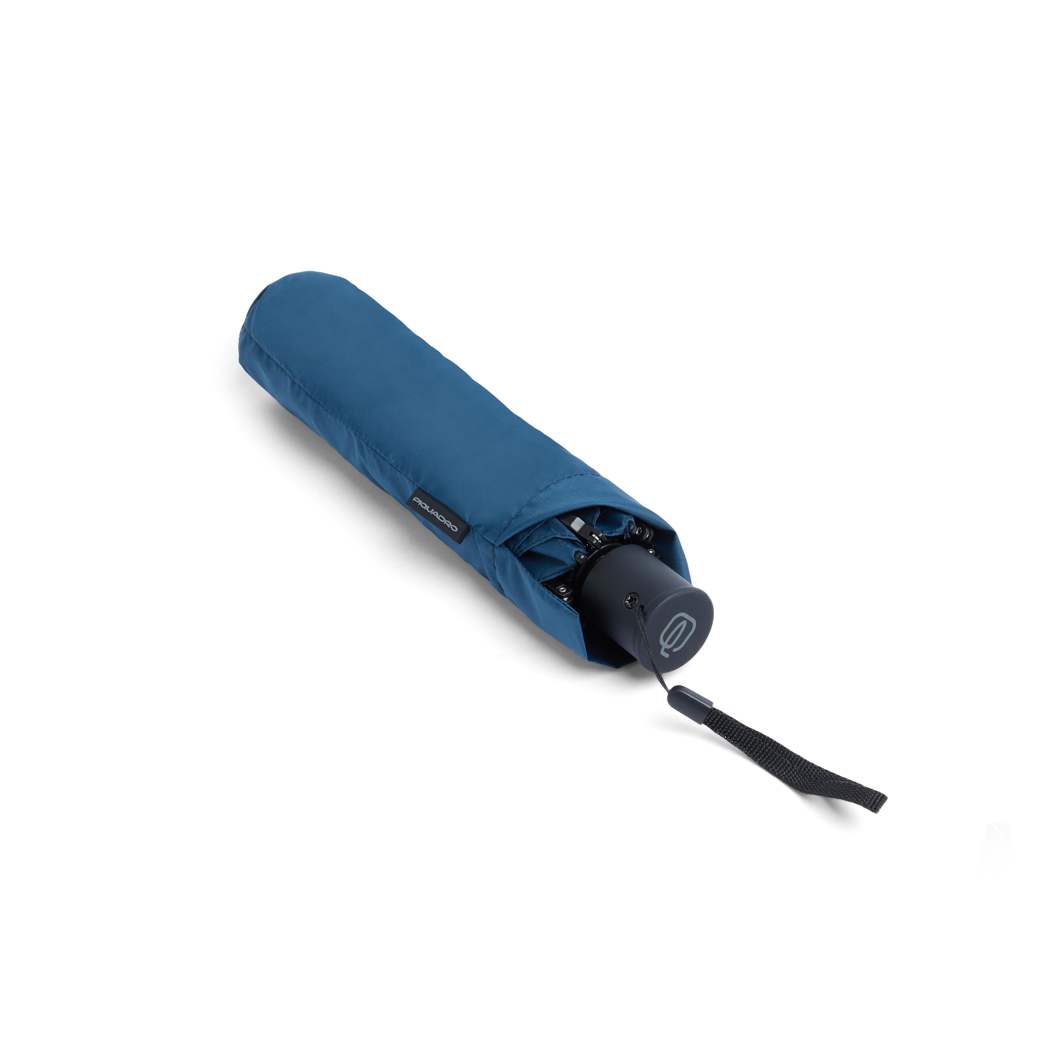 Piquadro Corner 2.0 Regenschirm automatisch schwarz winddicht