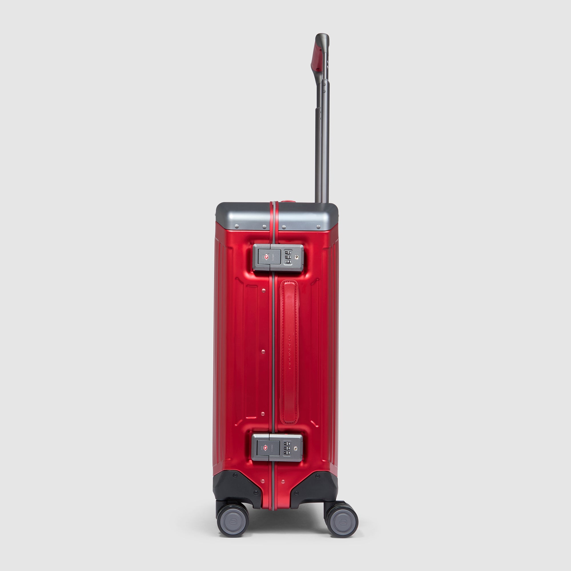 Piquadro Ducati Kabinentrolley Alu Rot 4 Rollen Handgepäck