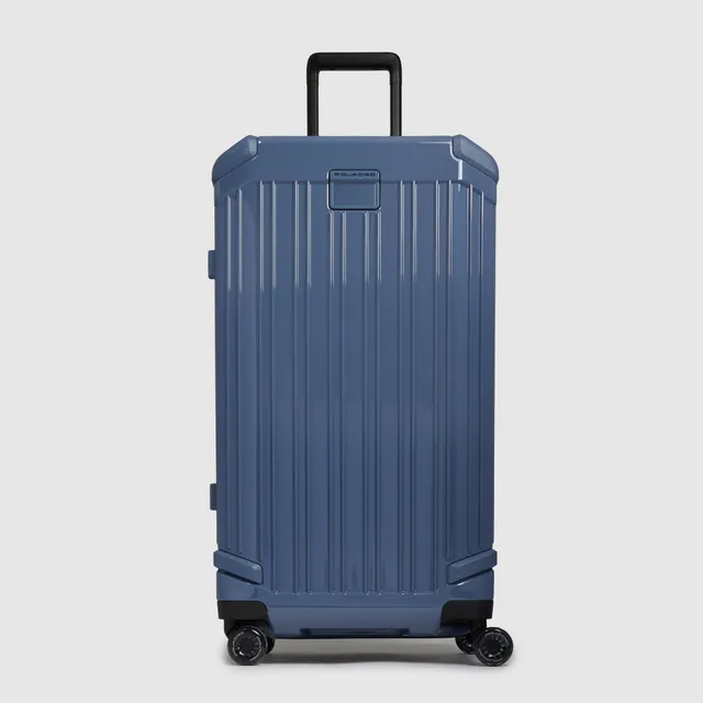 Piquadro PQLP Trunk Trolley hart grün 4 Rollen