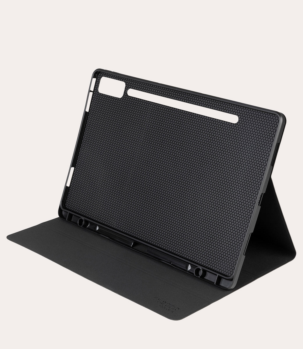 Tucano Tre Lenovo Tab Hülle Schwarz mit Stand