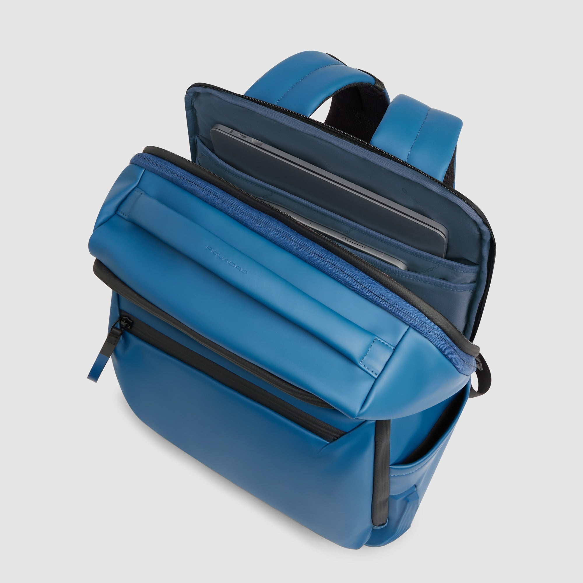 Piquadro Corner 2.0 Rucksack Laptop wasserdicht Schwarz
