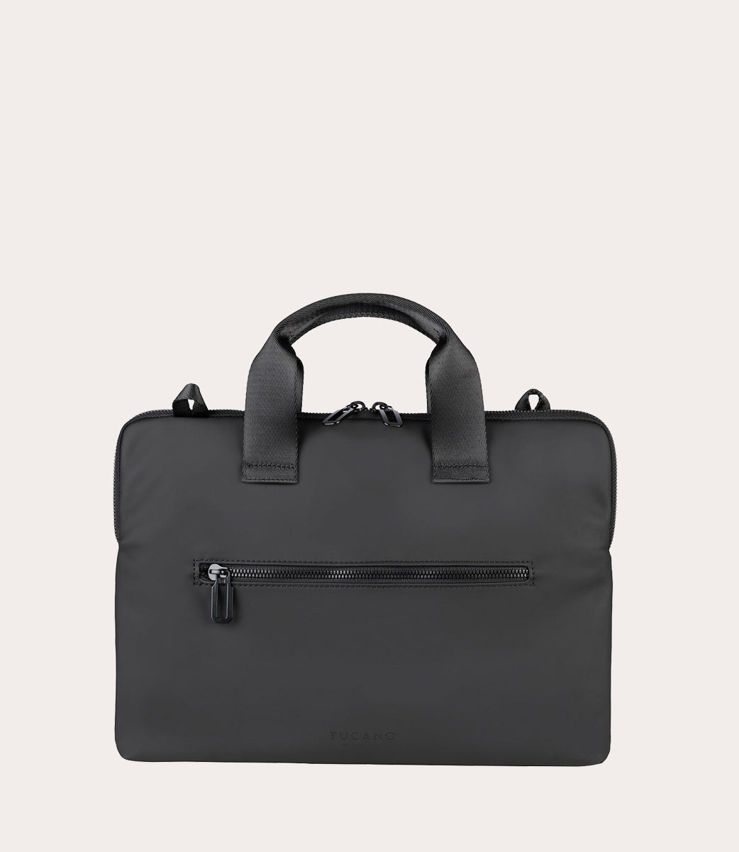 Tucano Gommo Super Slim Laptoptasche Schwarz 14 Zoll wasserdicht