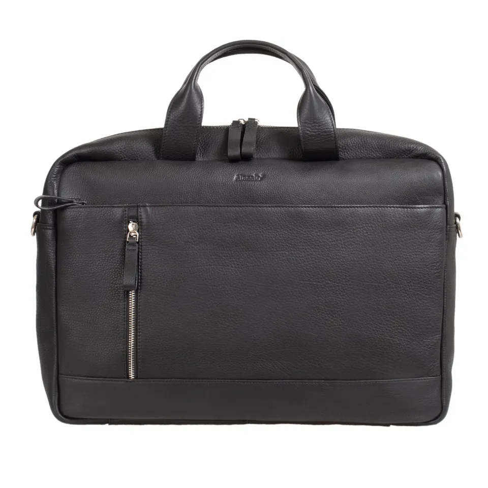 Lightpak Tiber Laptoptasche 15 Zoll Leder schwarz