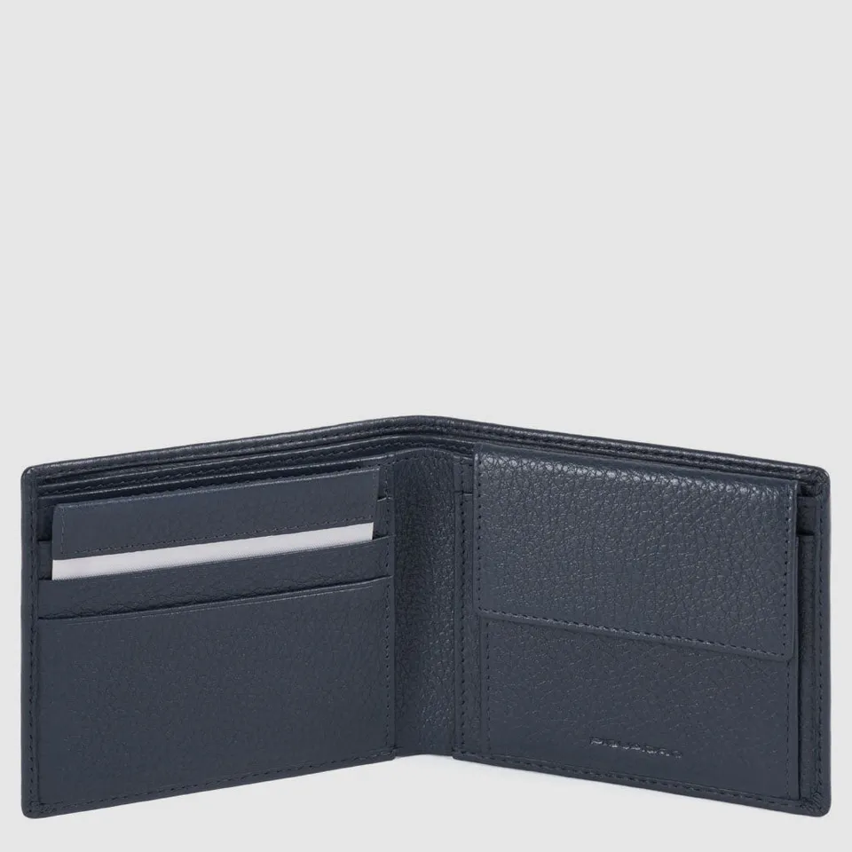 Piquadro Modus Geldbörse Herren Leder Schwarz RFID
