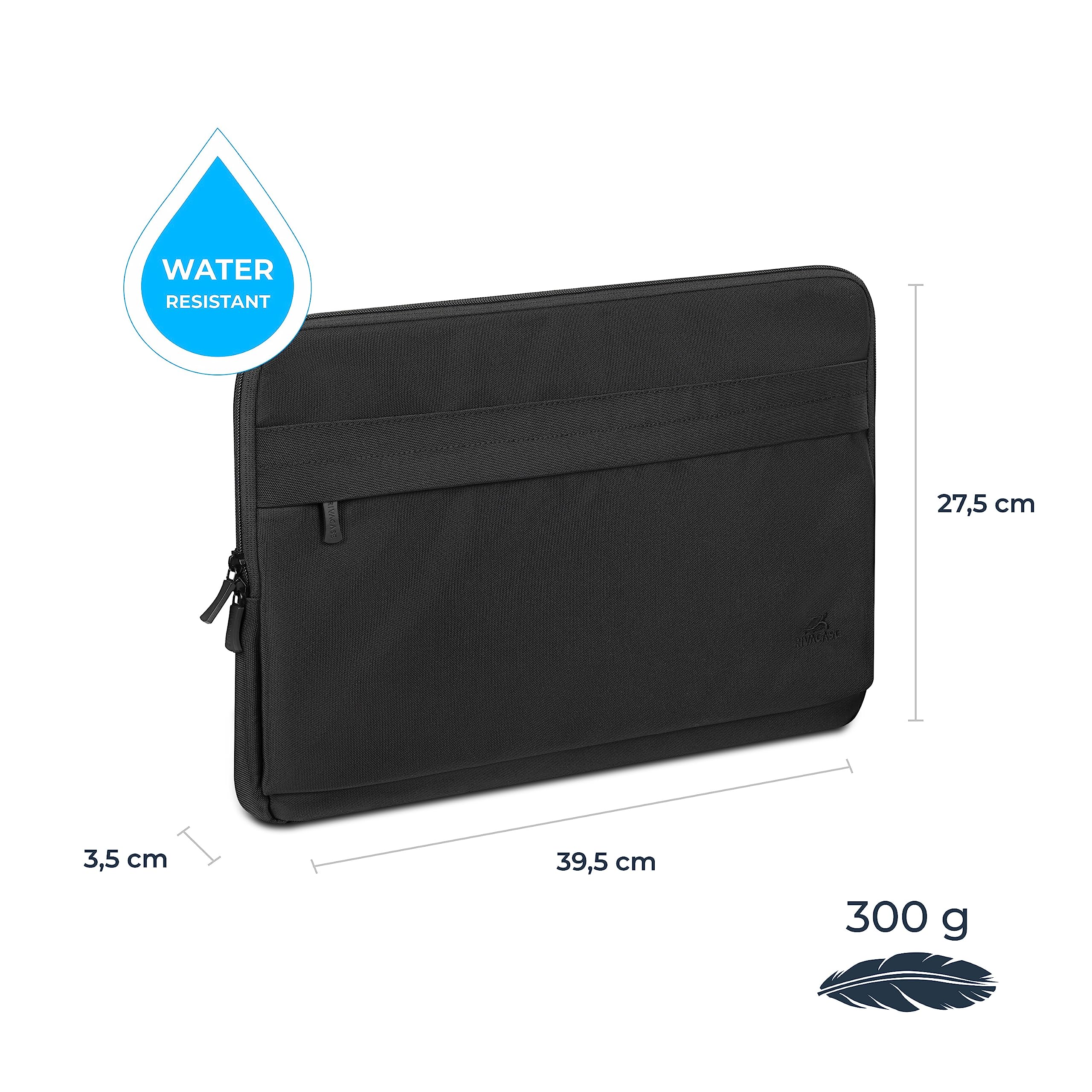 RIVACASE Antishock Laptoptasche 15,6 Zoll Schwarz