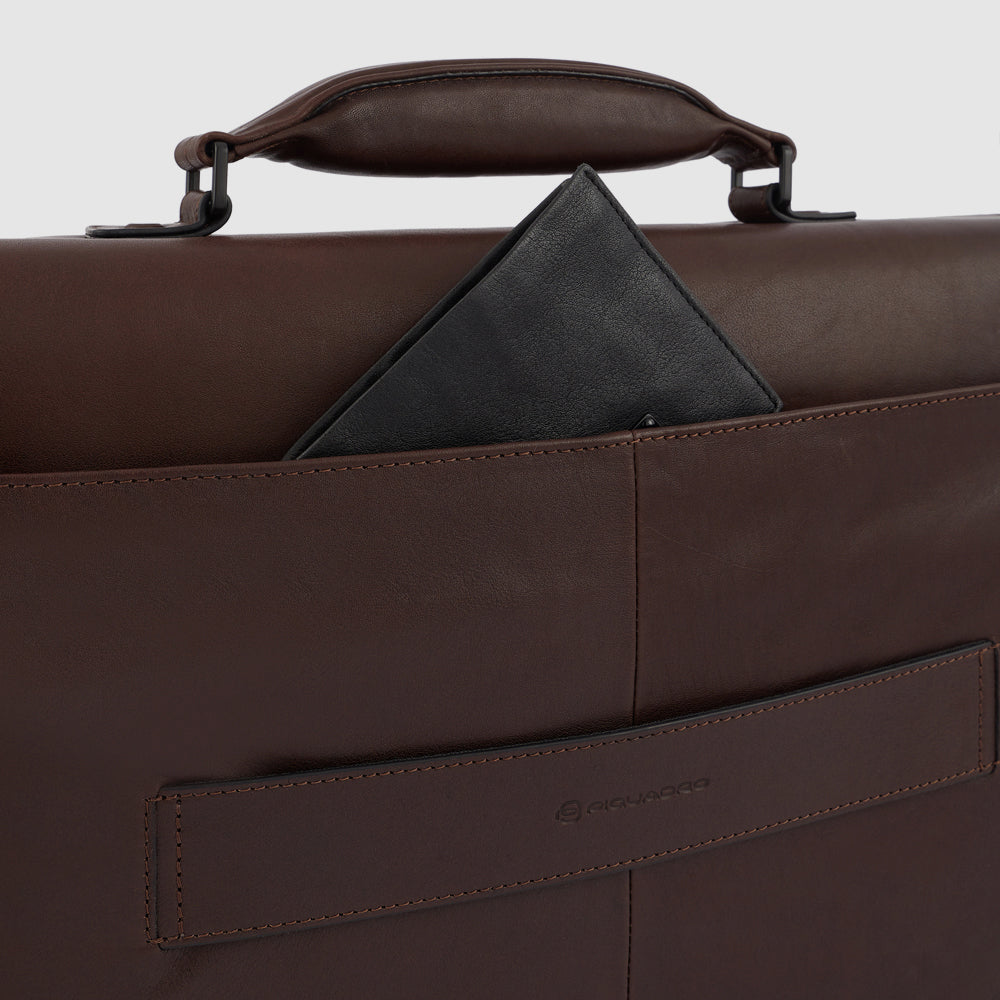 Piquadro Blue Square Aktentasche 15,6 Zoll TM Leder Laptopfach