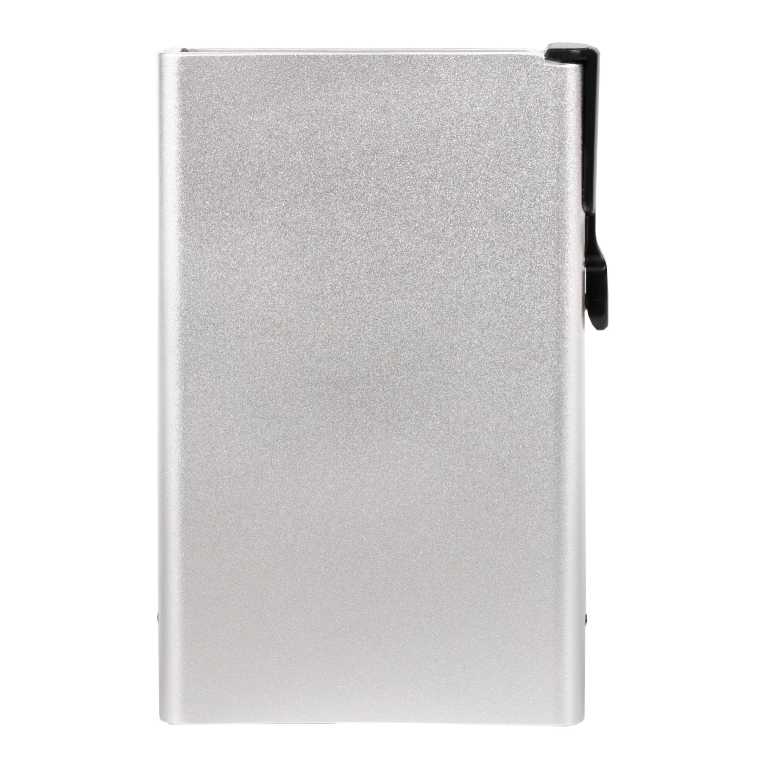 Lightpak Clicksafe Tresor Kartenetui silber 8 Karten RFID