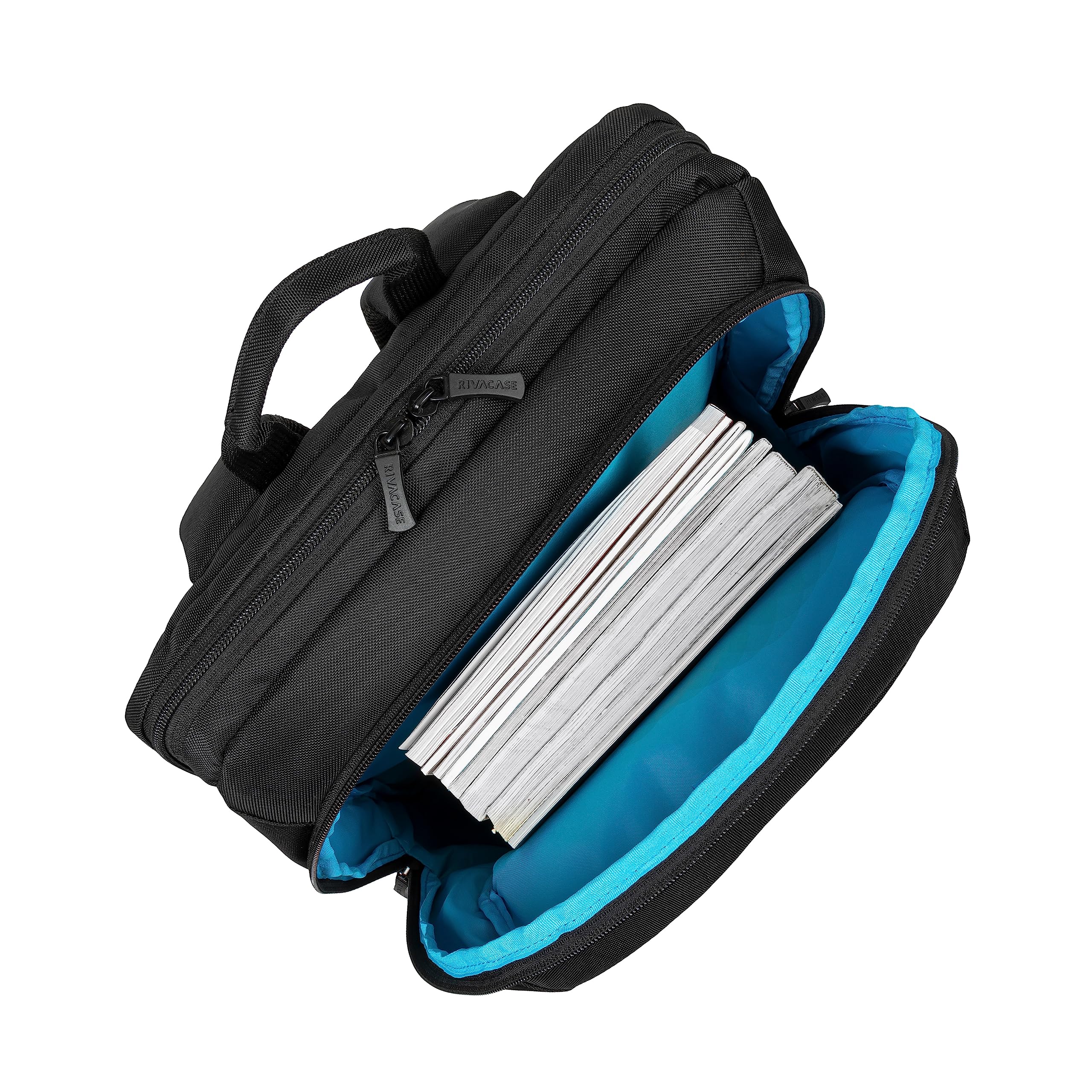 RIVACASE Cardiff Laptop Rucksack 17,3 Zoll 22L Schwarz