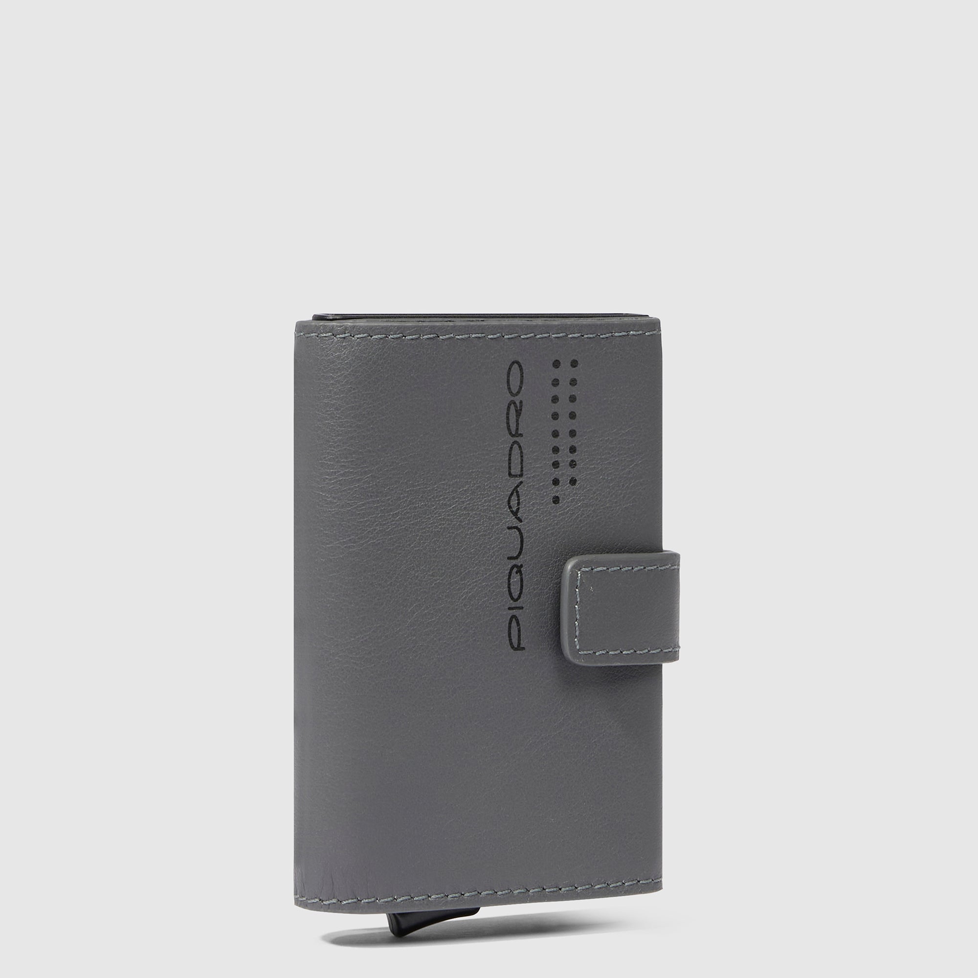 Piquadro Black Square PORTCREDIT Kartenetui Schwarz RFID